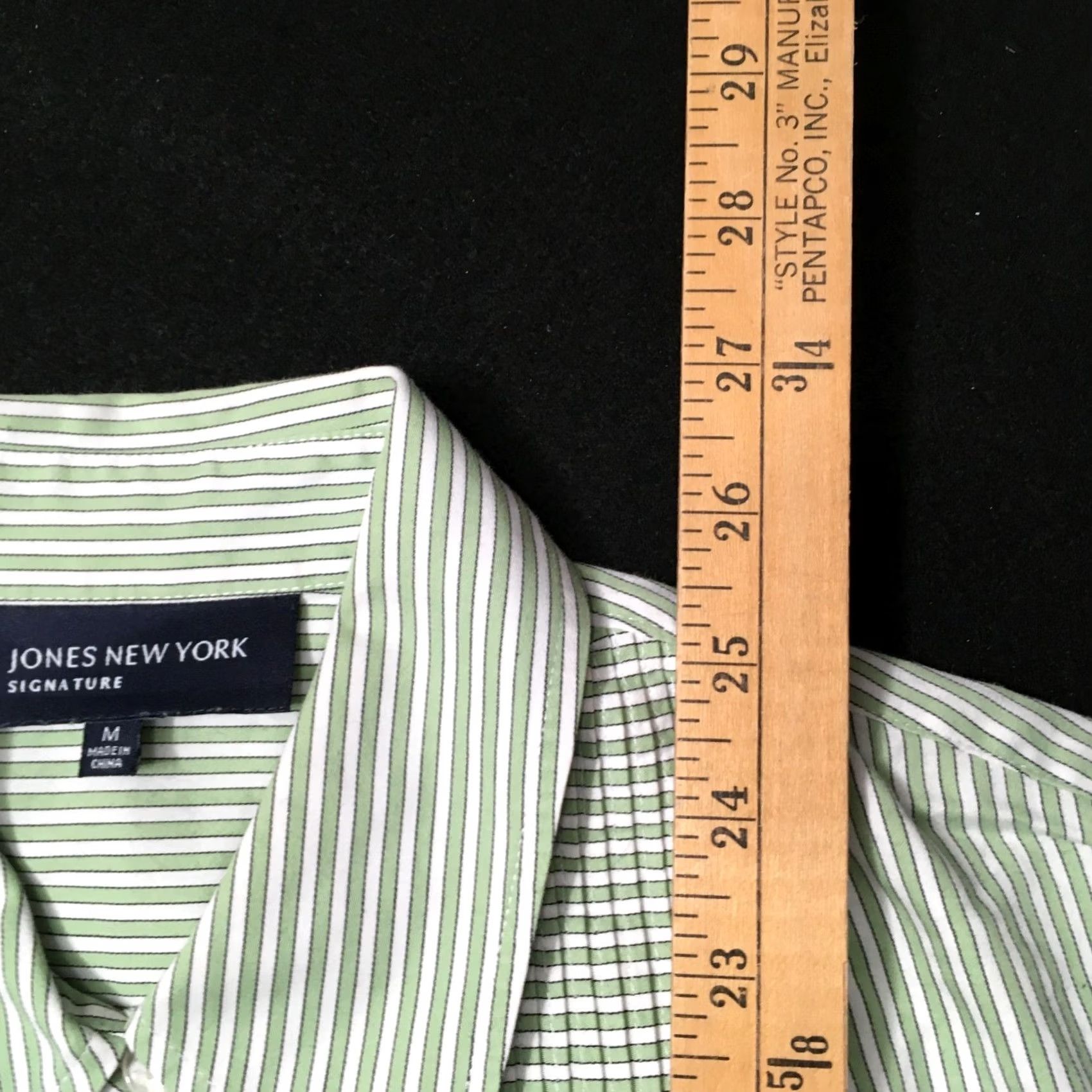 Jones New York Jones New York GREEN Button Front Shirt Womens M Button-Down Shirt Size M / US 6-8 / IT 42-44 - 6 Thumbnail