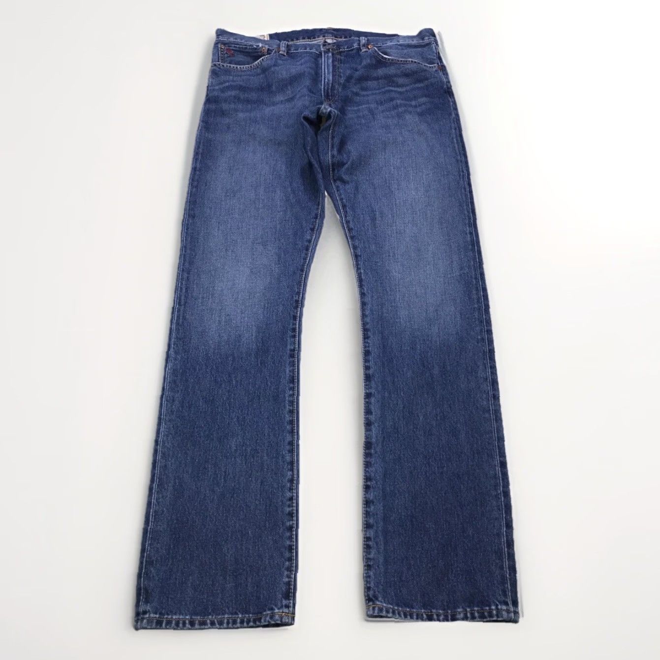 Polo Ralph Lauren Polo Ralph Lauren Jeans Varrick Slim Straight Leg Denim 36x34 Men's Blue Cotton Denim 90s Logo Preppy Distress” Size US M / EU 48-50 / 2 - 4 Thumbnail