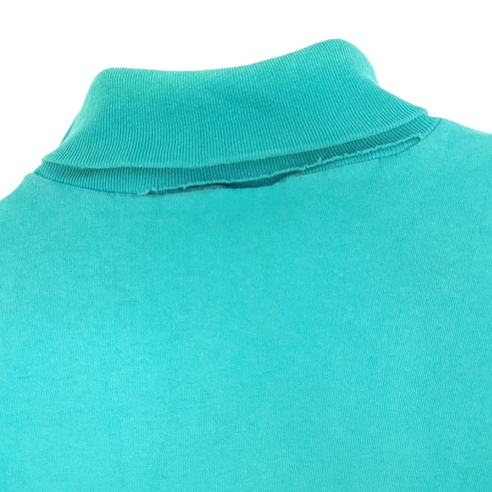 Vintage VINTAGE Beach Blvd Turtleneck T Shirt Mens Size Large 80s Surfer Made In USA Blue 100% Cotton Size US L / EU 52-54 / 3 - 7 Thumbnail