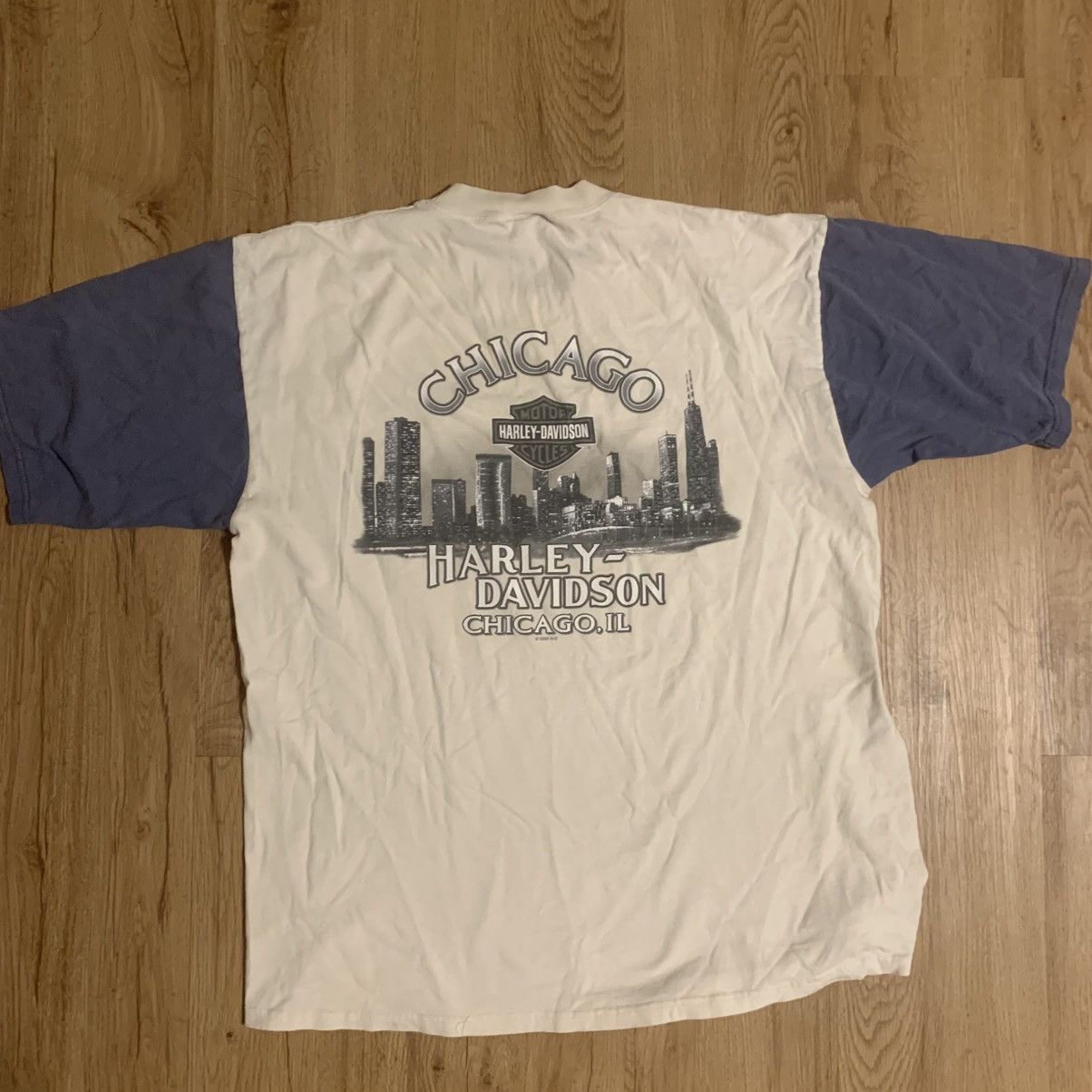 Harley Davidson Harley Davidson Graphic Mens XL Chicago Contrast colors Size US XL / EU 56 / 4 - 5 Thumbnail