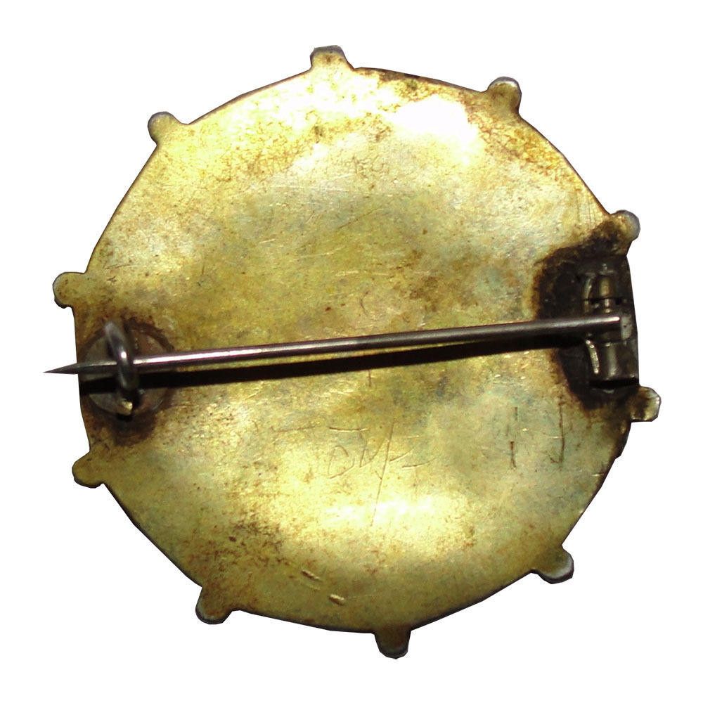 Designer Aesthetic Victorian Gold Gilt Silver Scenic Pin Size ONE SIZE - 3 Thumbnail