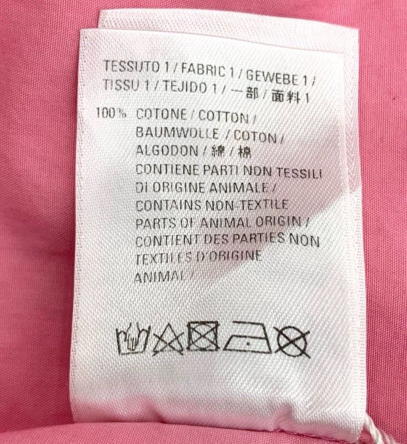 Balenciaga Balenciaga logo letter lapel pink cotton long sleeved shirt Size S / US 4 / IT 40 - 8 Thumbnail