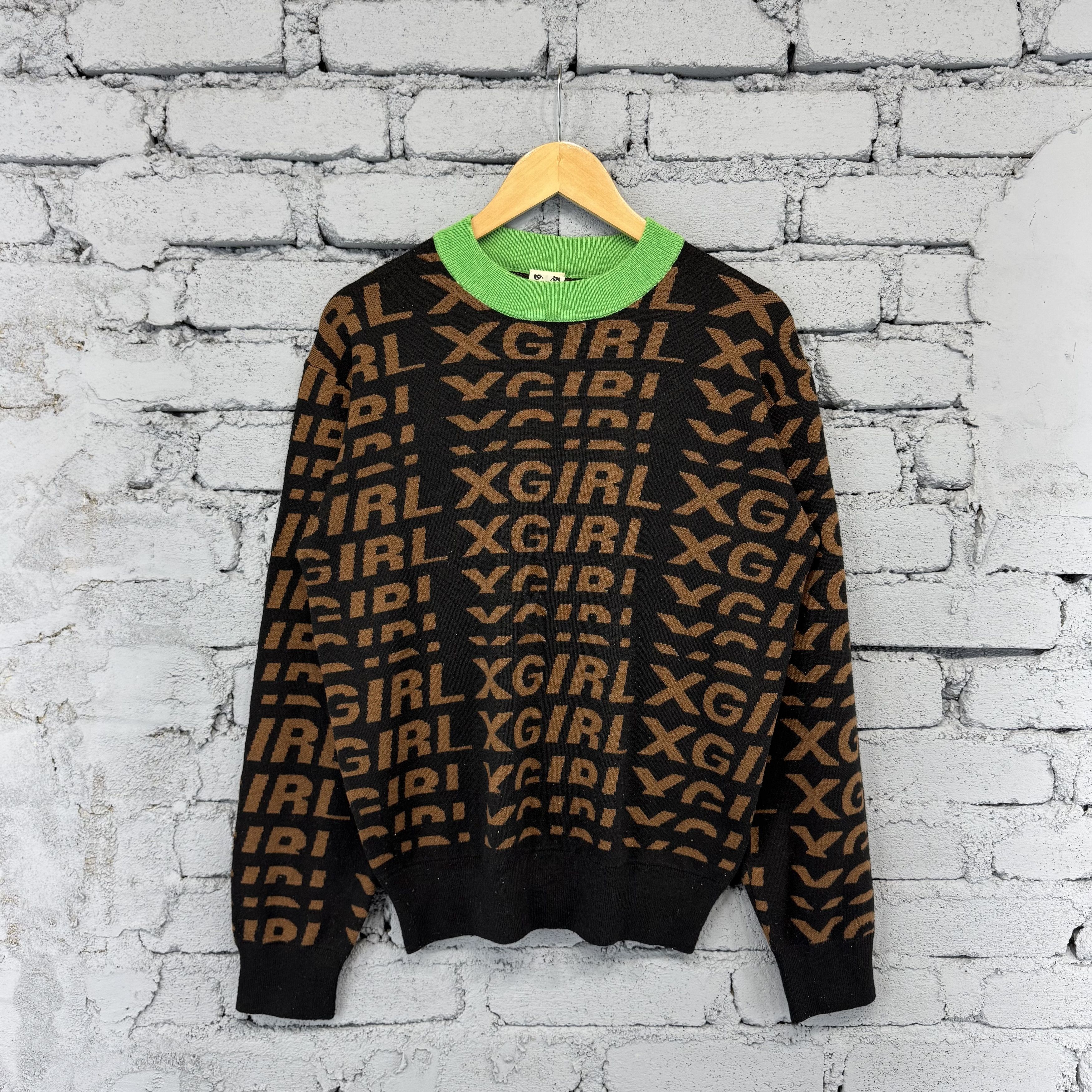 Japanese Brand Vintage Monogram XGIRL Knit Sweater Streetwear Size US S / EU 44-46 / 1 - 1 Thumbnail
