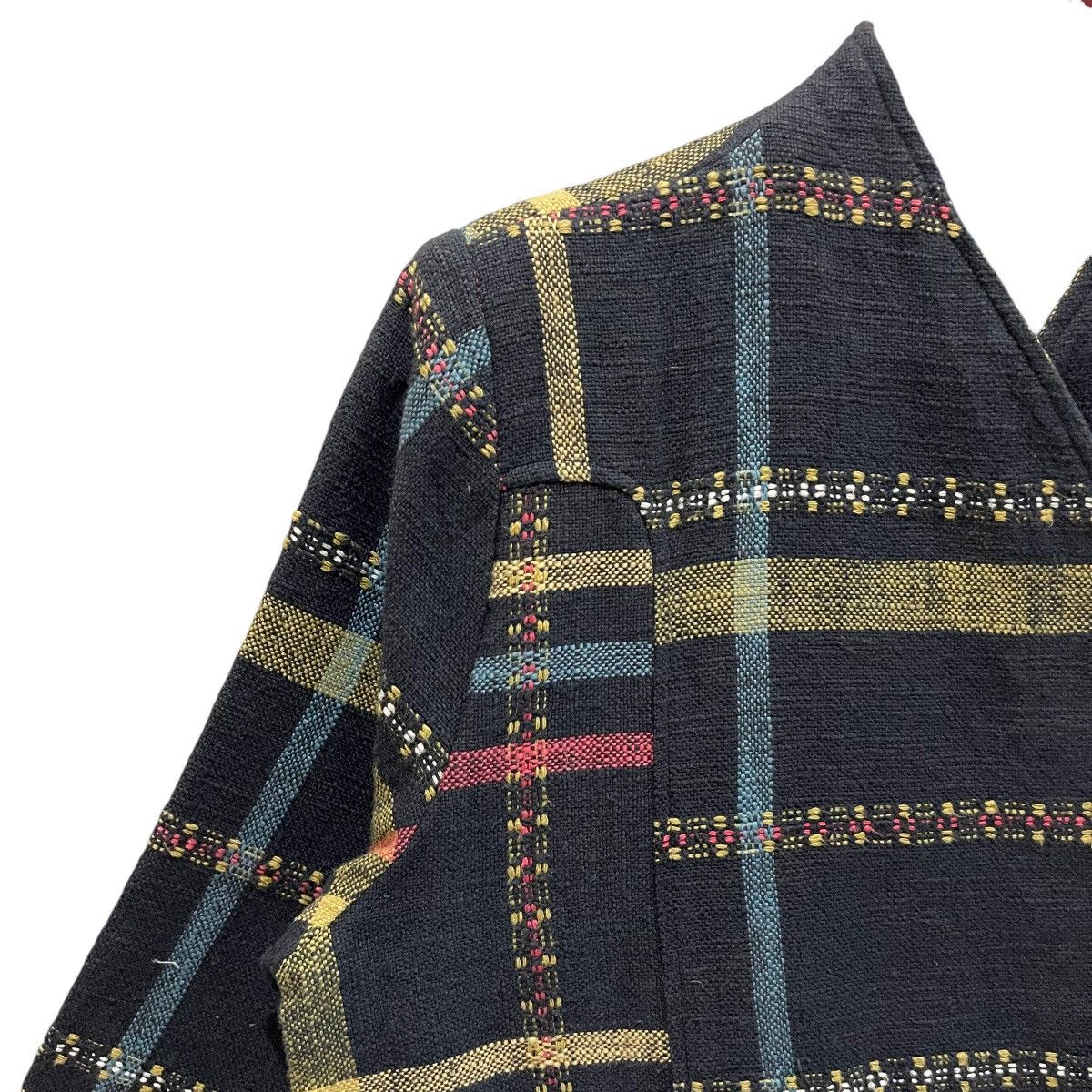 Indigo × Japanese Brand × Vintage Rare Vintage Japanese Boro Shashiko Single Button Jacket Size US M / EU 48-50 / 2 - 4 Thumbnail