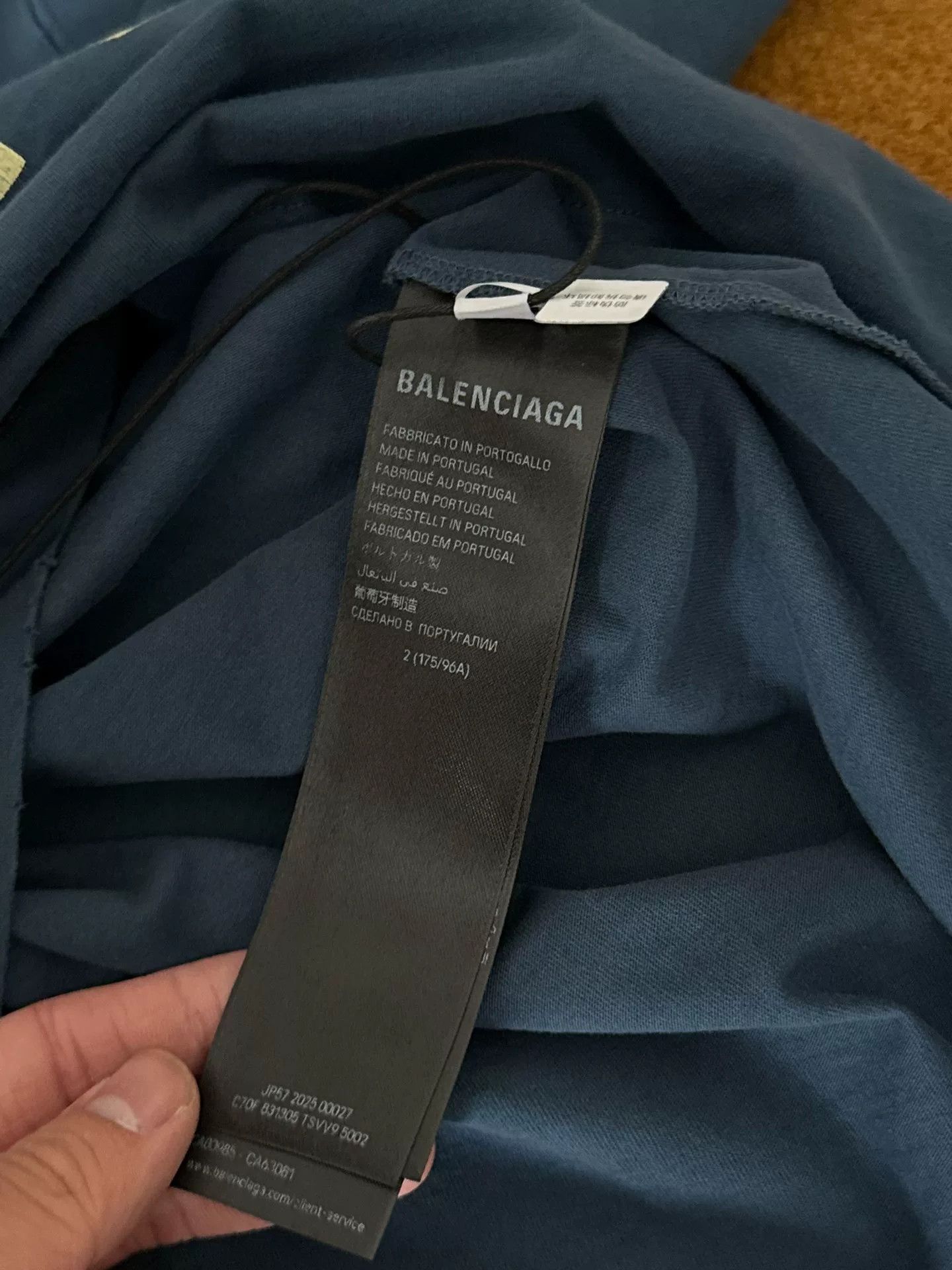 Balenciaga balenciaga portrait short sleeve t-shirt Size US S / EU 44-46 / 1 - 4 Thumbnail
