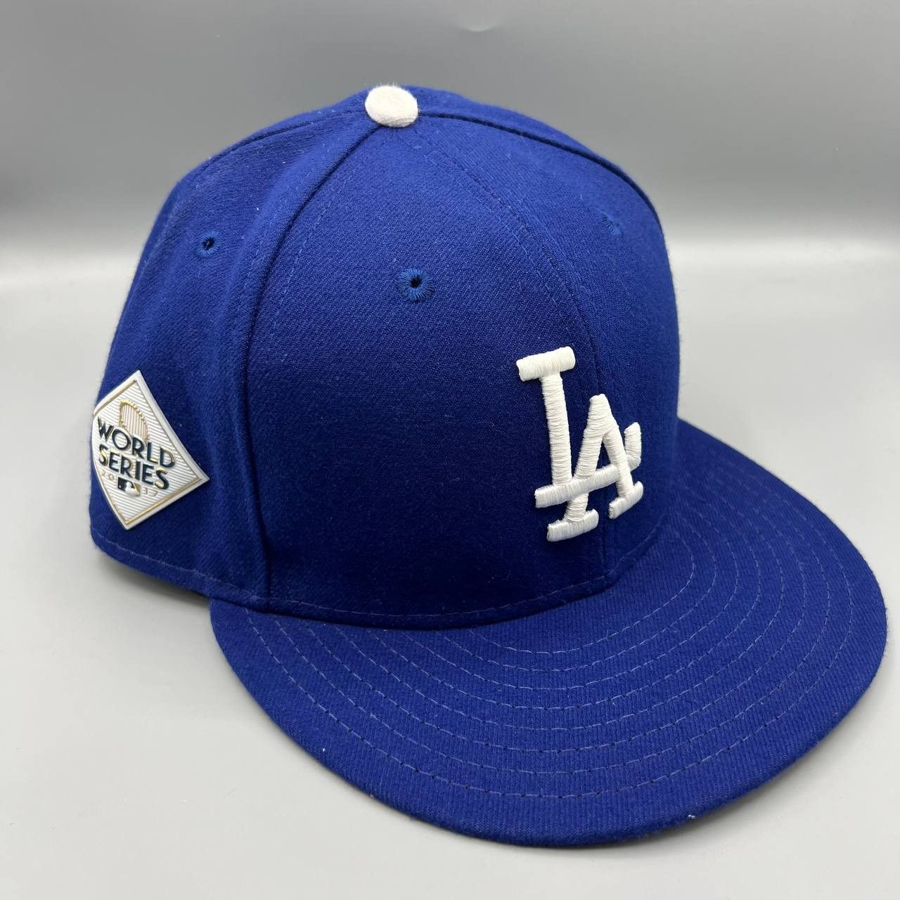 New Era Los Angeles LA Dodgers 7 3/4 World Series MLB Fitted Cap Size ONE SIZE - 3 Thumbnail