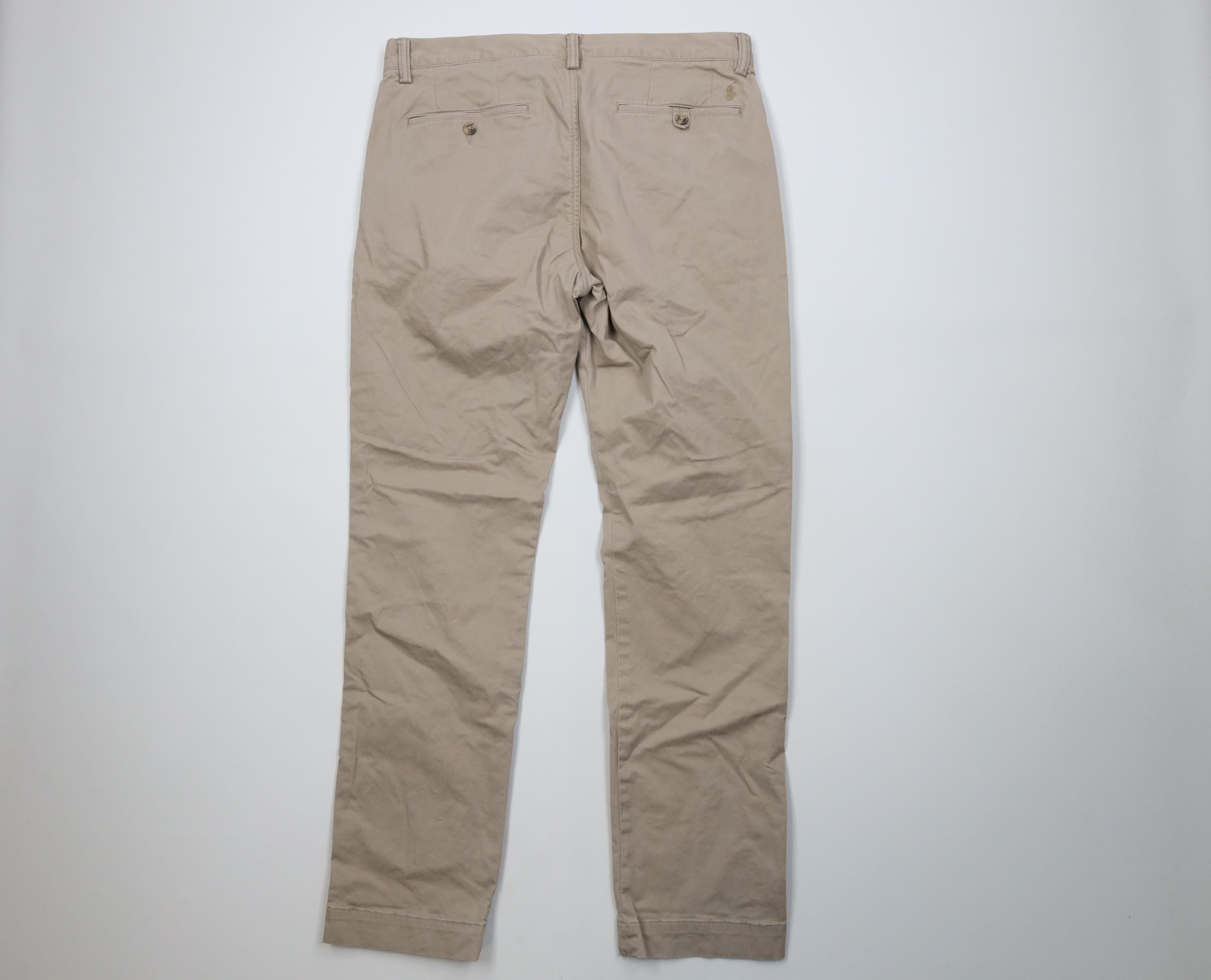 Polo Ralph Lauren Vintage Y2K Ralph Lauren Cotton Straight Leg Chino Pants Size US 33 - 8 Thumbnail