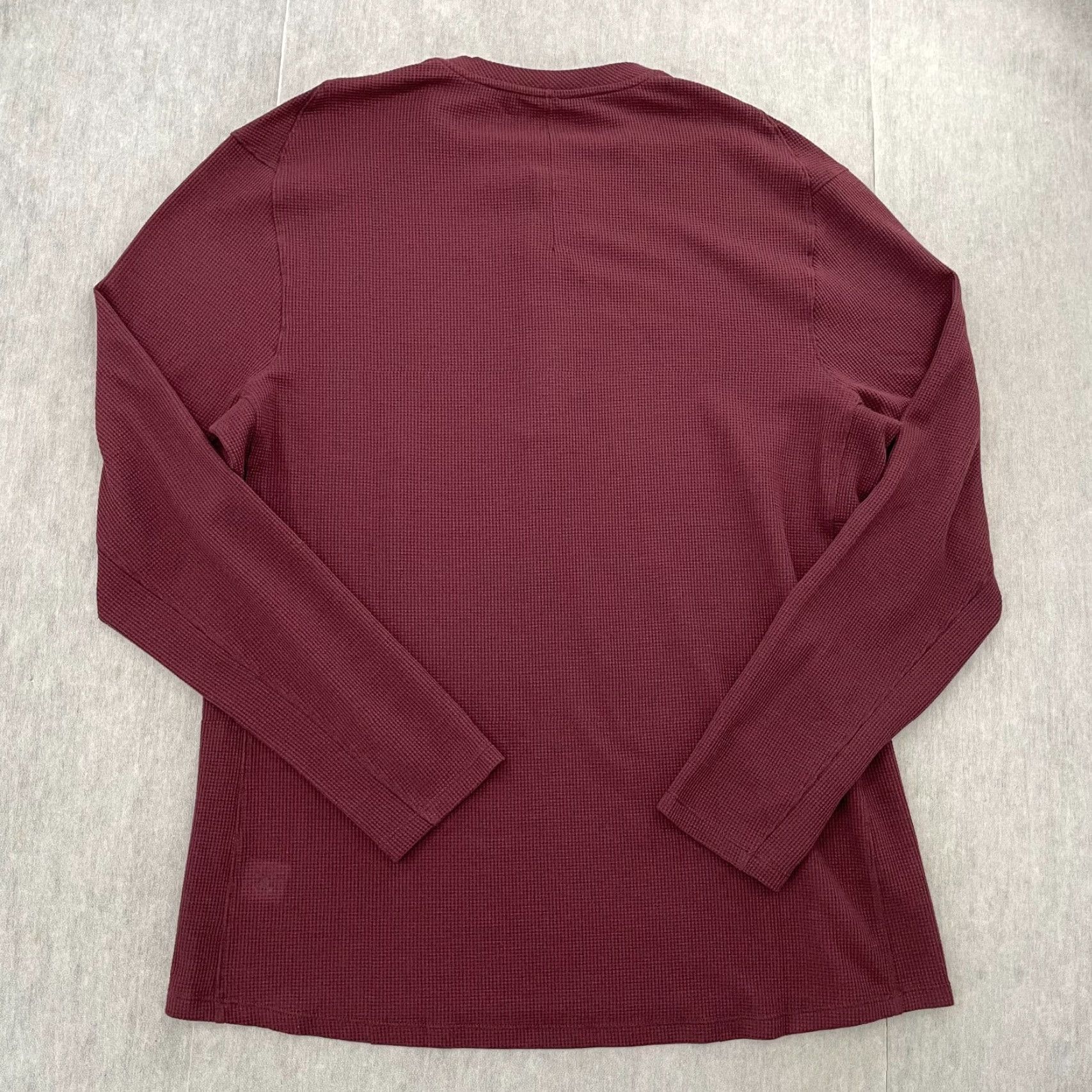Lululemon Lululemon Shirt Adult Extra Large Textured Henley Long Sleeve Snap Mens XL Size US XL / EU 56 / 4 - 2 Thumbnail