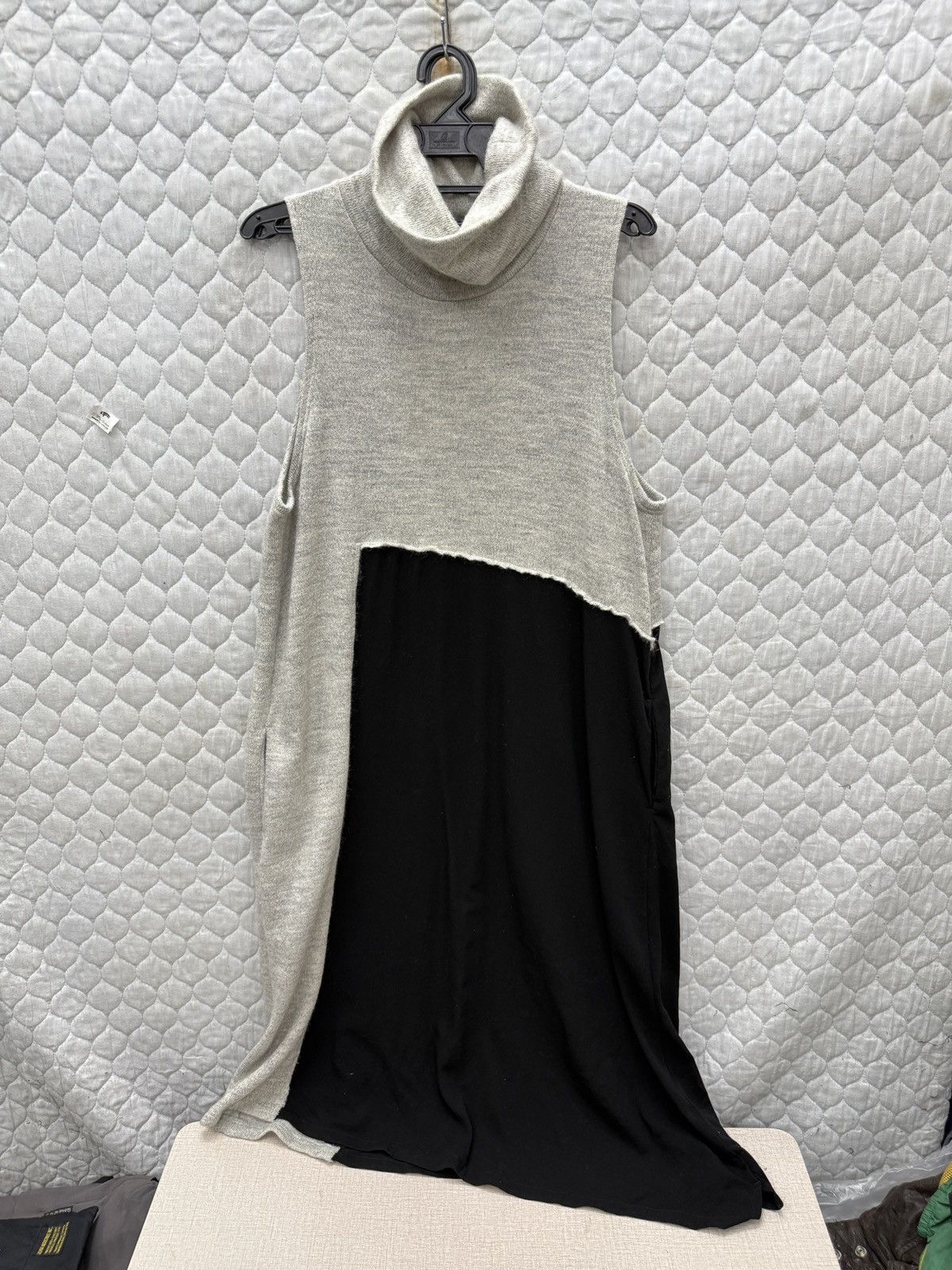 Yohji Yamamoto 🔥🔥🔥ARCHIVE YS YOHJI YAMAMOTO SLEEVELESS 2TONE DRESS Size S / US 4 / IT 40 - 2 Thumbnail