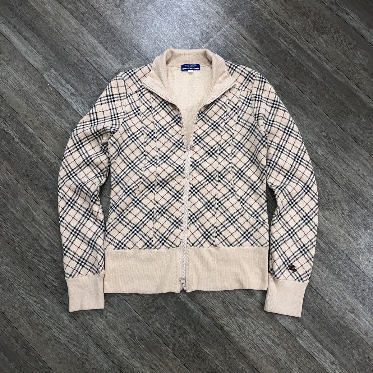 Burberry Luxury Burberry London Nova Check Blue Label Track Jacket Size US M / EU 48-50 / 2 - 7 Thumbnail