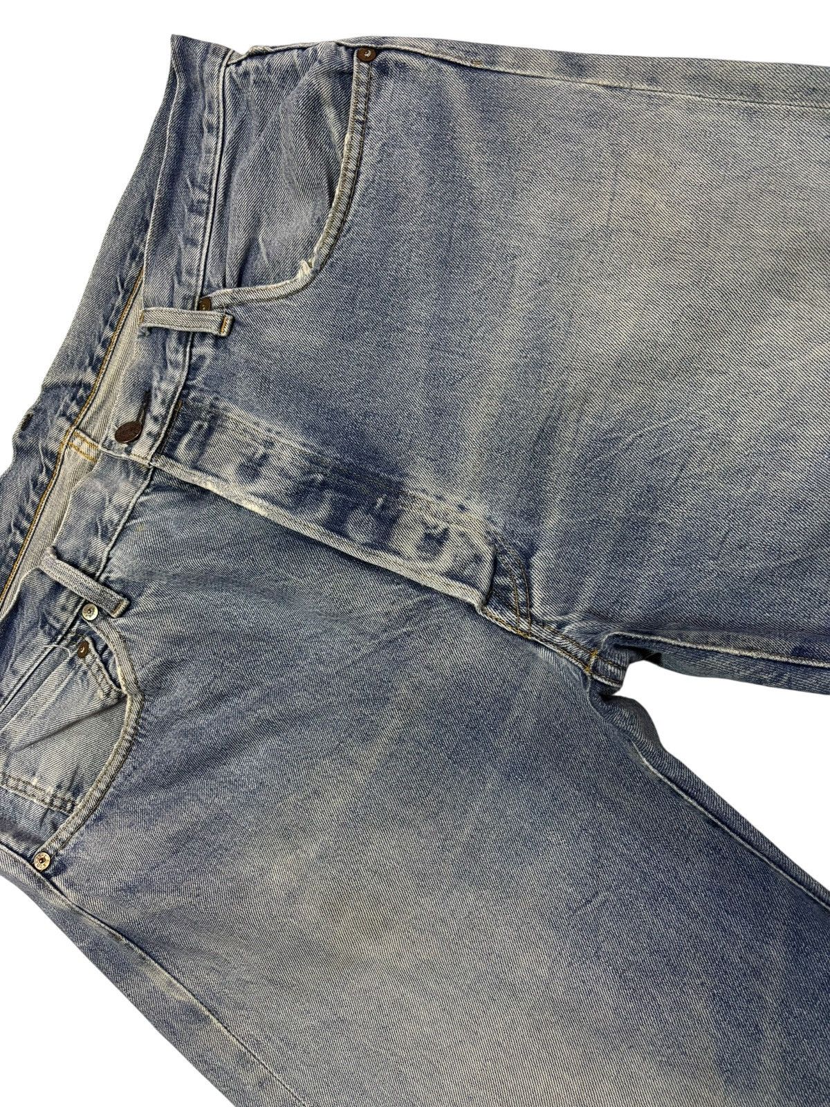 Levi's Vtg 90s Levis 501 Big E Selvedge Distressed Jeans Size US 38 / EU 54 - 6 Thumbnail