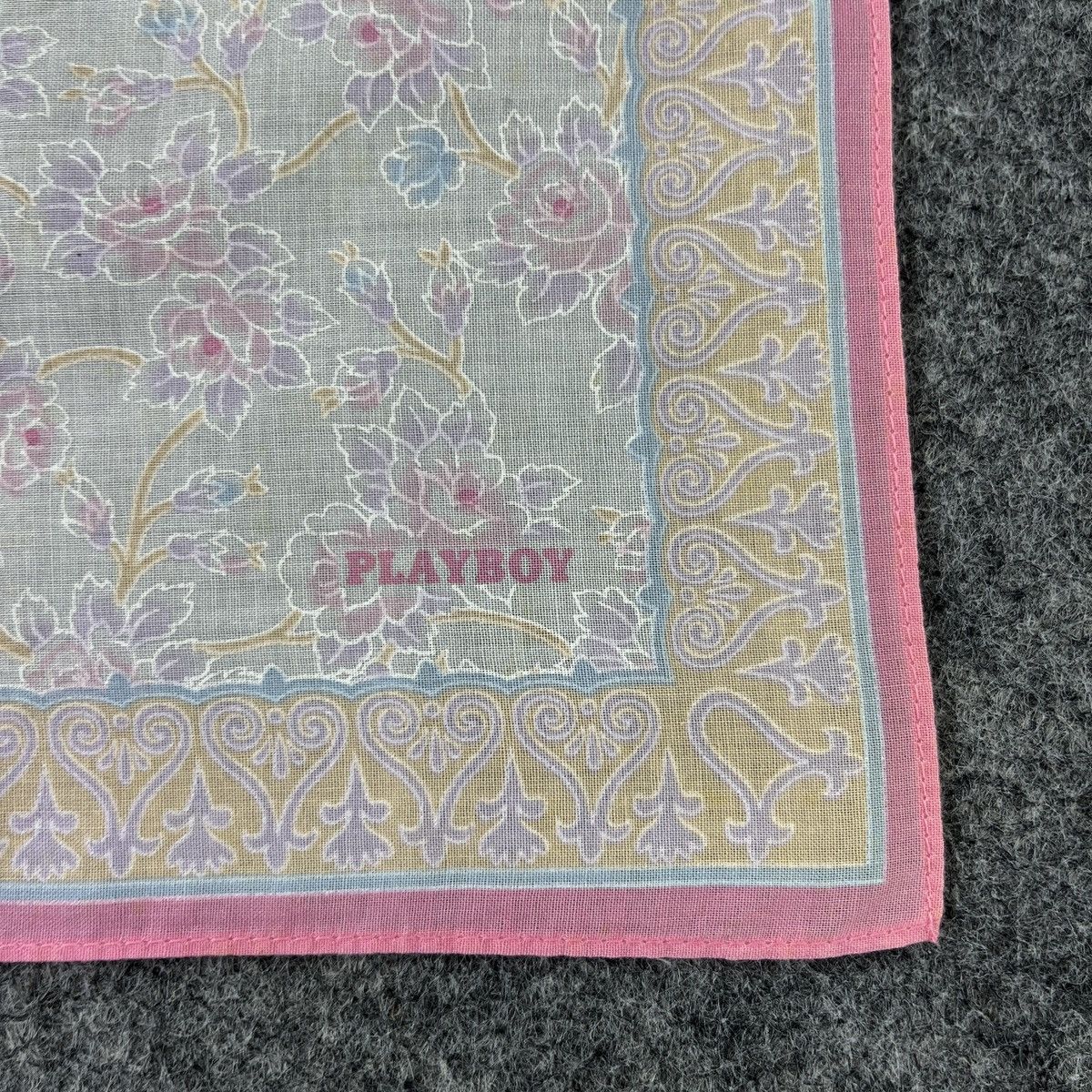 Playboy × Vintage Playboy Handkerchief / Bandana / Neckerchief B691 Size ONE SIZE - 2 Thumbnail