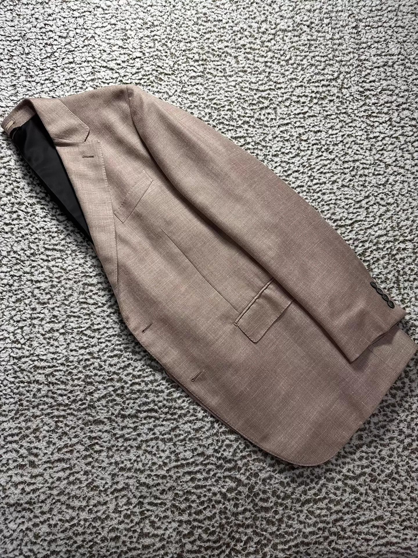 Ermenegildo Zegna Zegna Main Line Champagne Cashmere Jackets 58 Size US XXL / EU 58 / 5 - 5 Thumbnail