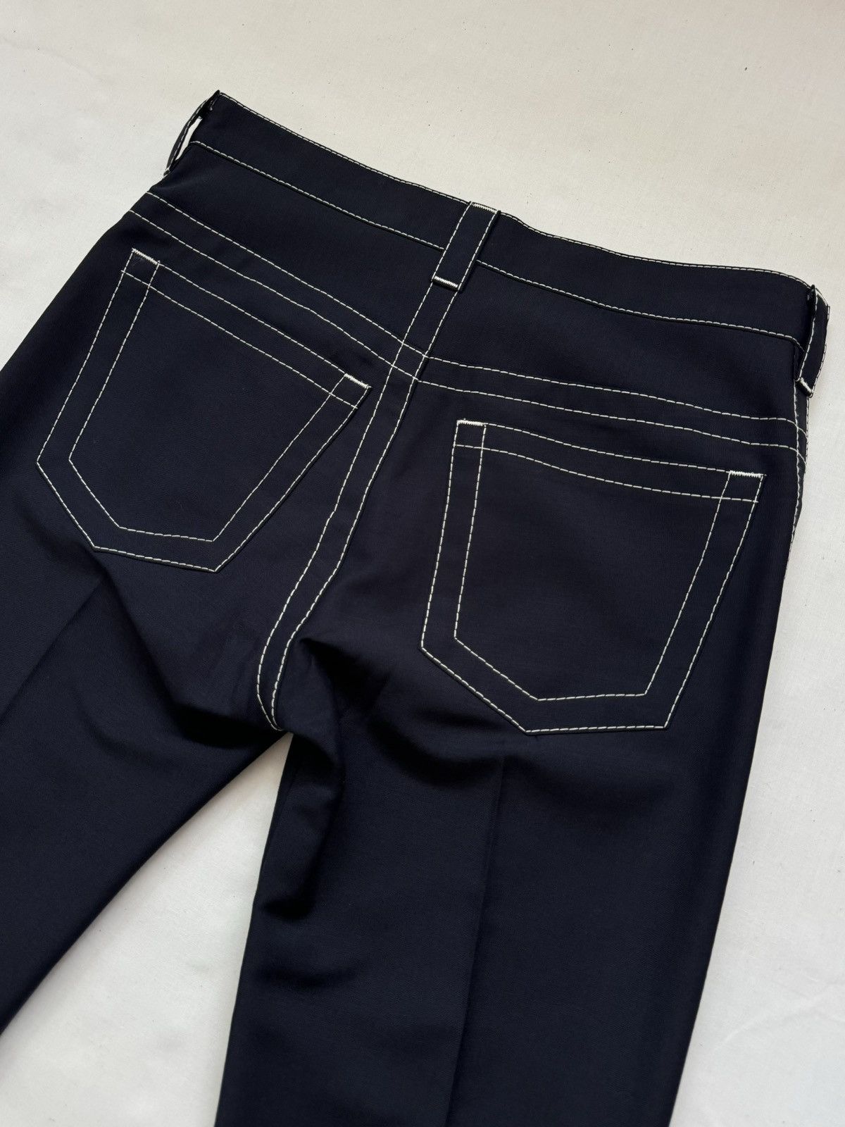 Prada SS15 Contrast Stitch Trousers Size US 30 / EU 46 - 4 Thumbnail