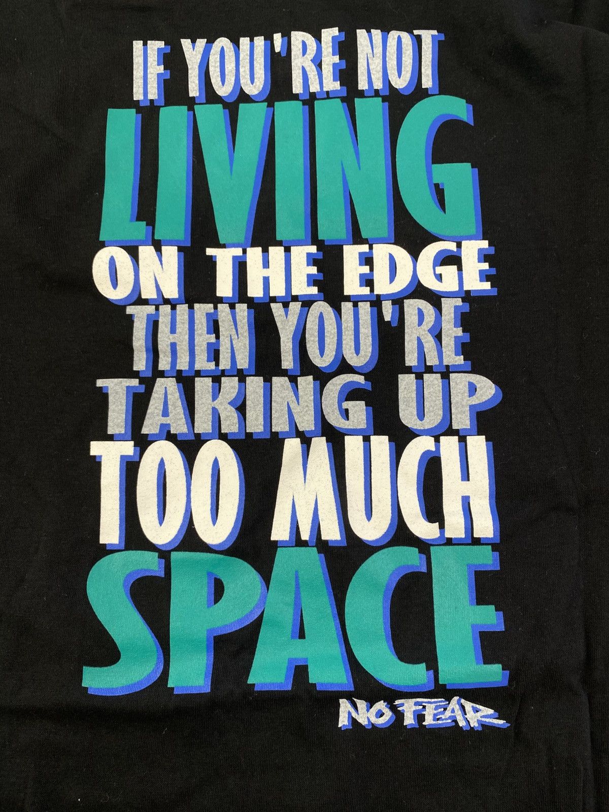No Fear No Fear Deadstock Single Stitch 90’s Black T-shirt Size: XL Size US XL / EU 56 / 4 - 2 Thumbnail