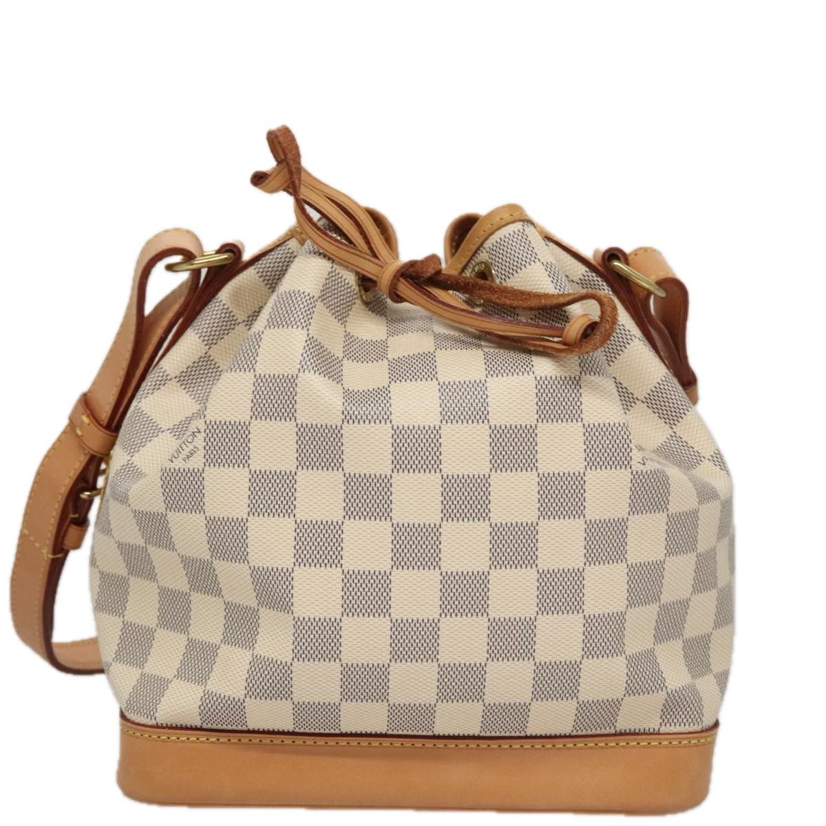 Louis Vuitton Noé Bb White Canvas Shoulder Bag (Pre-Owned) Size ONE SIZE - 1 Thumbnail