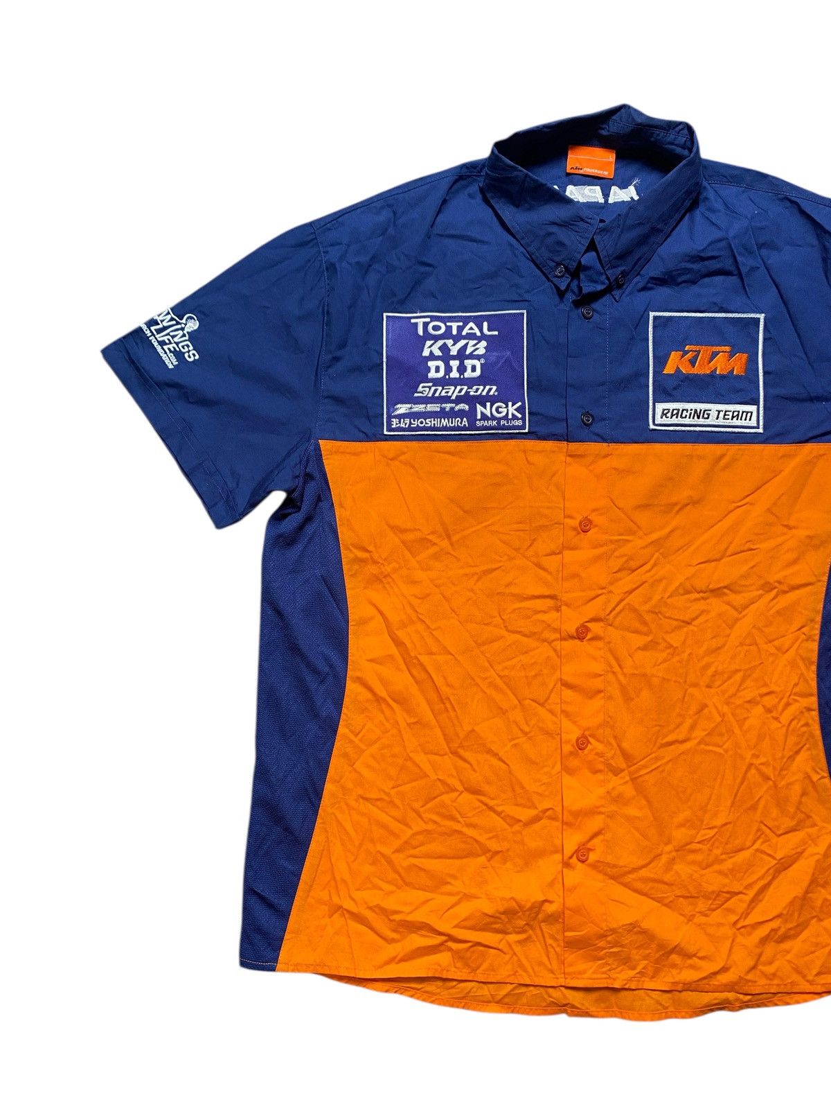 Japanese Brand VINTAGE KTM RACING TEAM JAPAN SHIRT Size US L / EU 52-54 / 3 - 5 Thumbnail