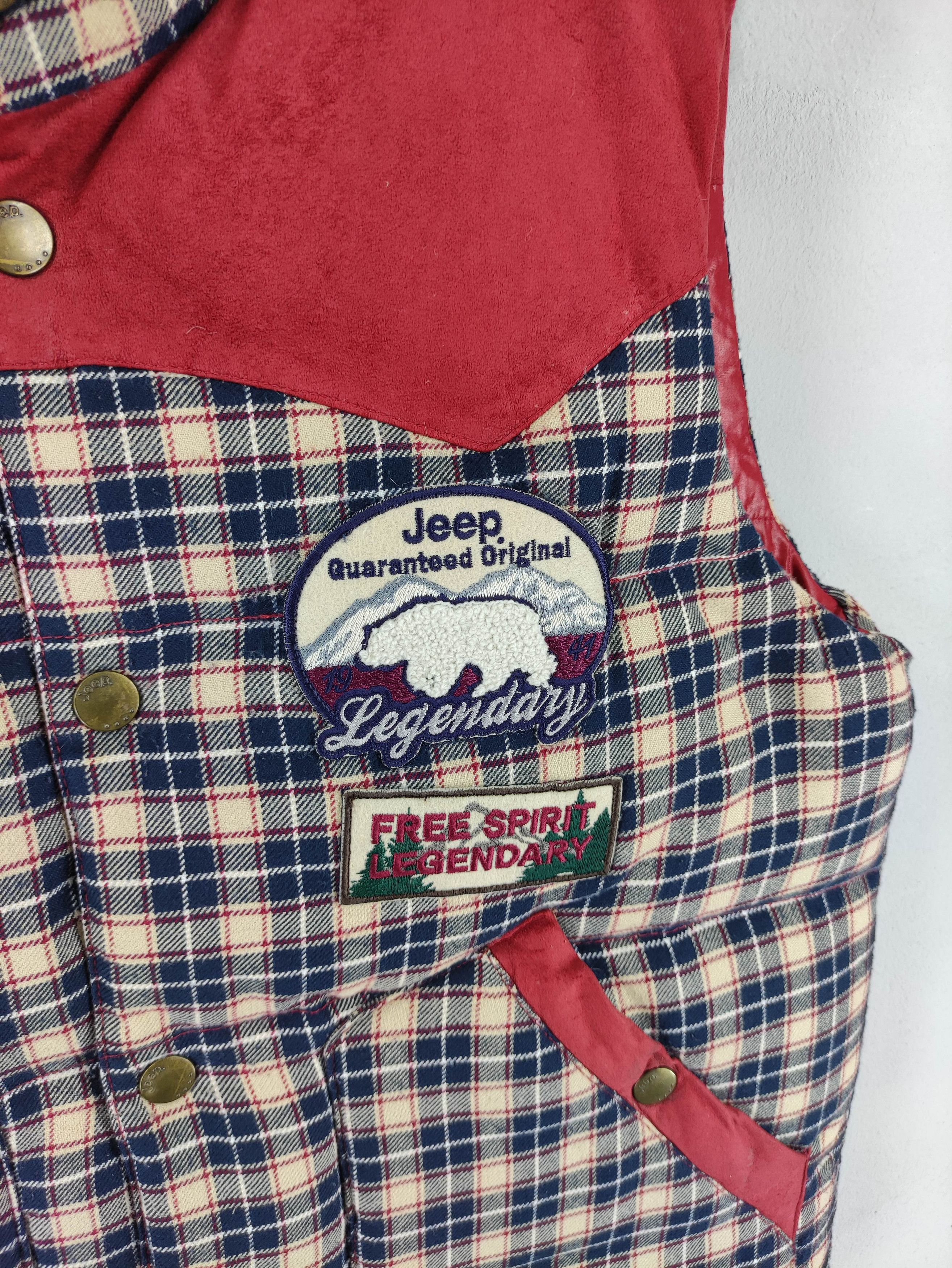 Jeep Vintage Jeep Puffer Reversible Vest Snap Button Size US M / EU 48-50 / 2 - 3 Thumbnail