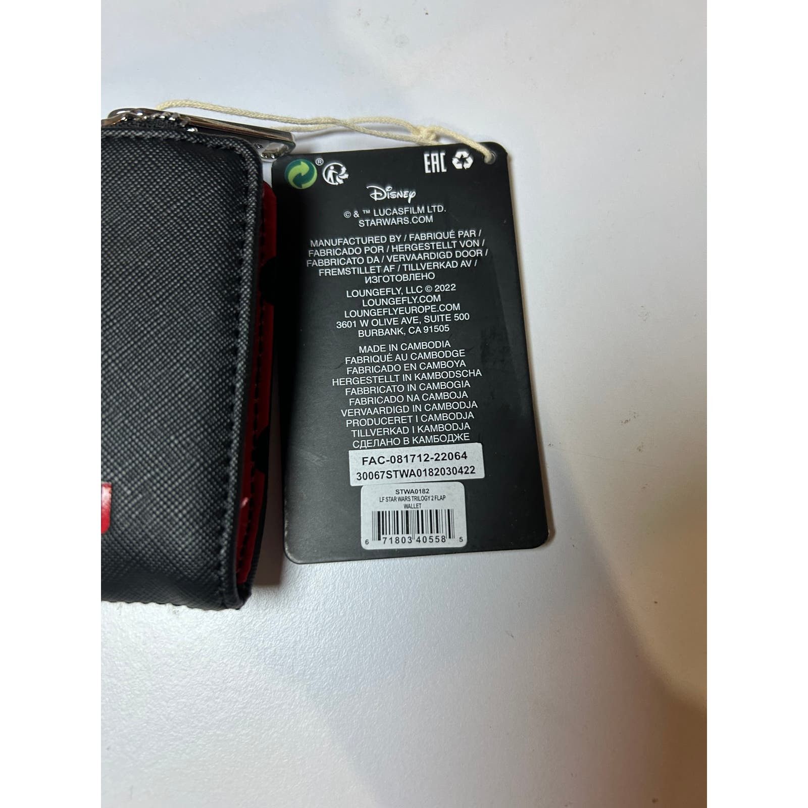 Other NWT Loungefly Star Wars Revenge of the Sith 2 Flap Wallet Size ONE SIZE - 5 Thumbnail