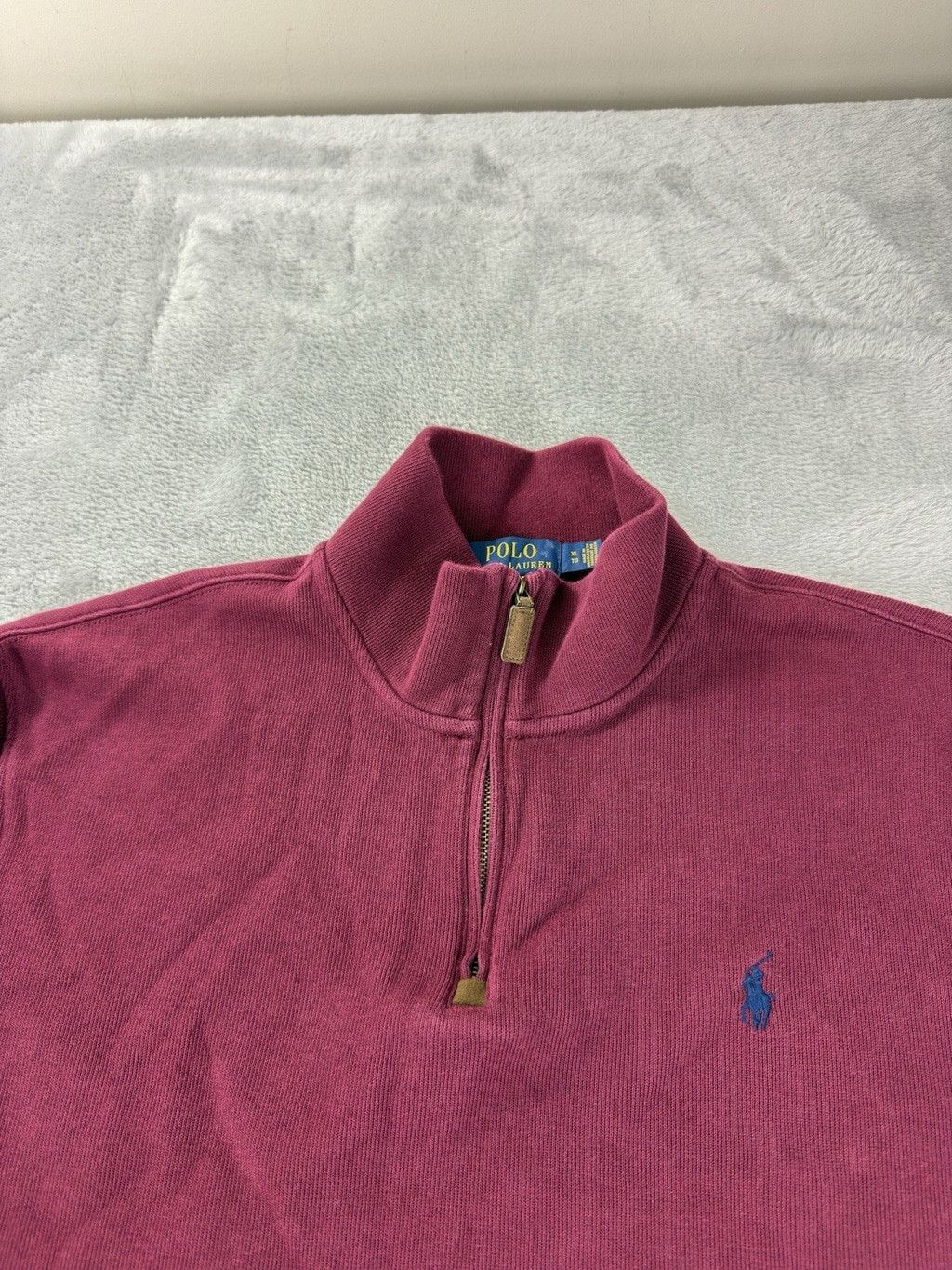Polo Ralph Lauren Polo Ralph Lauren Men's Size XL Red 1/4 Zip Pullover Red Size US XL / EU 56 / 4 - 6 Thumbnail