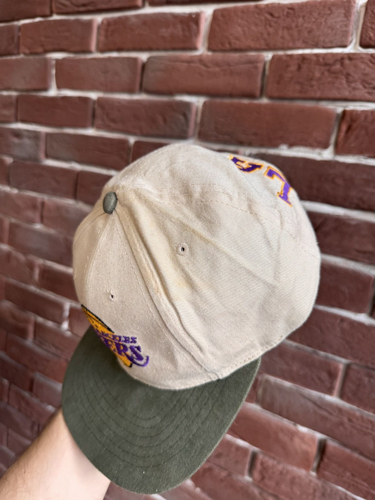 Vintage Vintage 90s Los Angeles Lakers NBA Snapback Hat Cap Size ONE SIZE - 4 Thumbnail