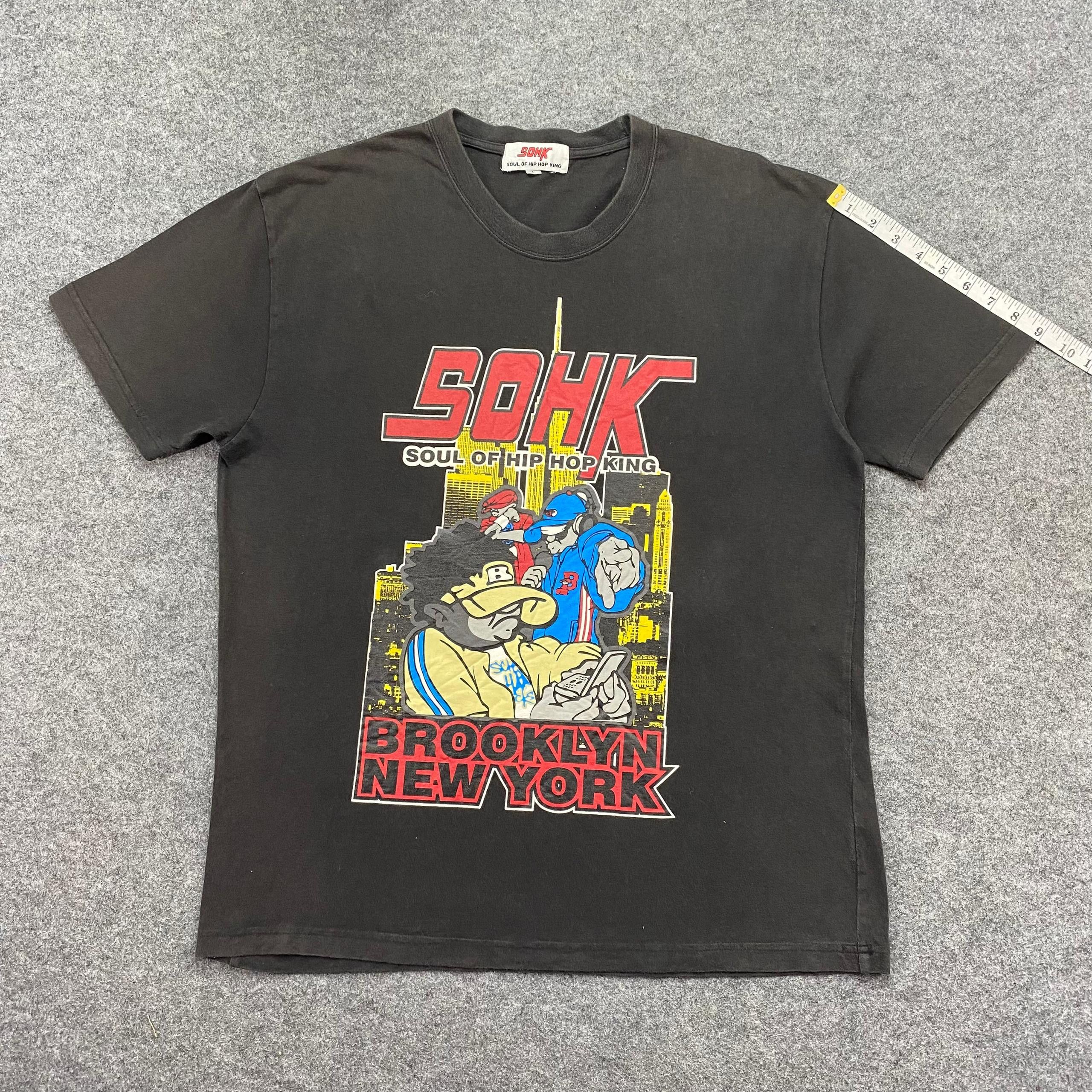 Vintage Vintage Sohk Soul Of Hip Hop King Tshirt Size US L / EU 52-54 / 3 - 2 Thumbnail
