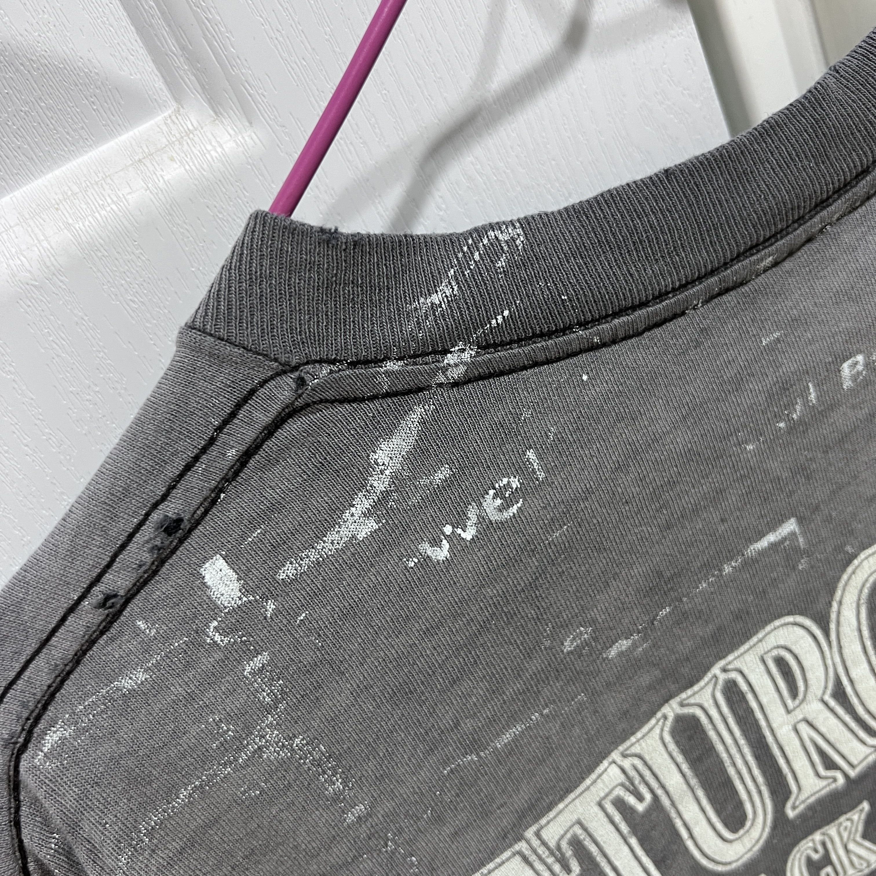 Harley Davidson Vintage 90s Harley Davidson All Over Print XL Thrashed Faded Size US XL / EU 56 / 4 - 9 Thumbnail