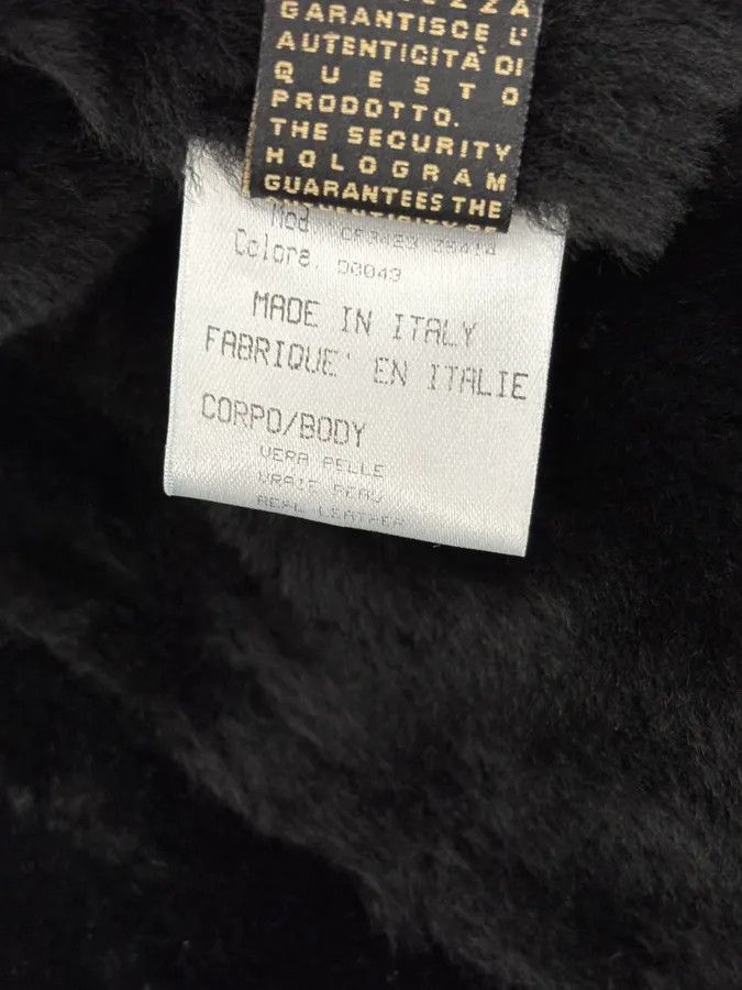 Roberto Cavalli 2000s Roberto Cavalli Black & Golden Royal Shearling Jacket Size M / US 6-8 / IT 42-44 - 13 Thumbnail