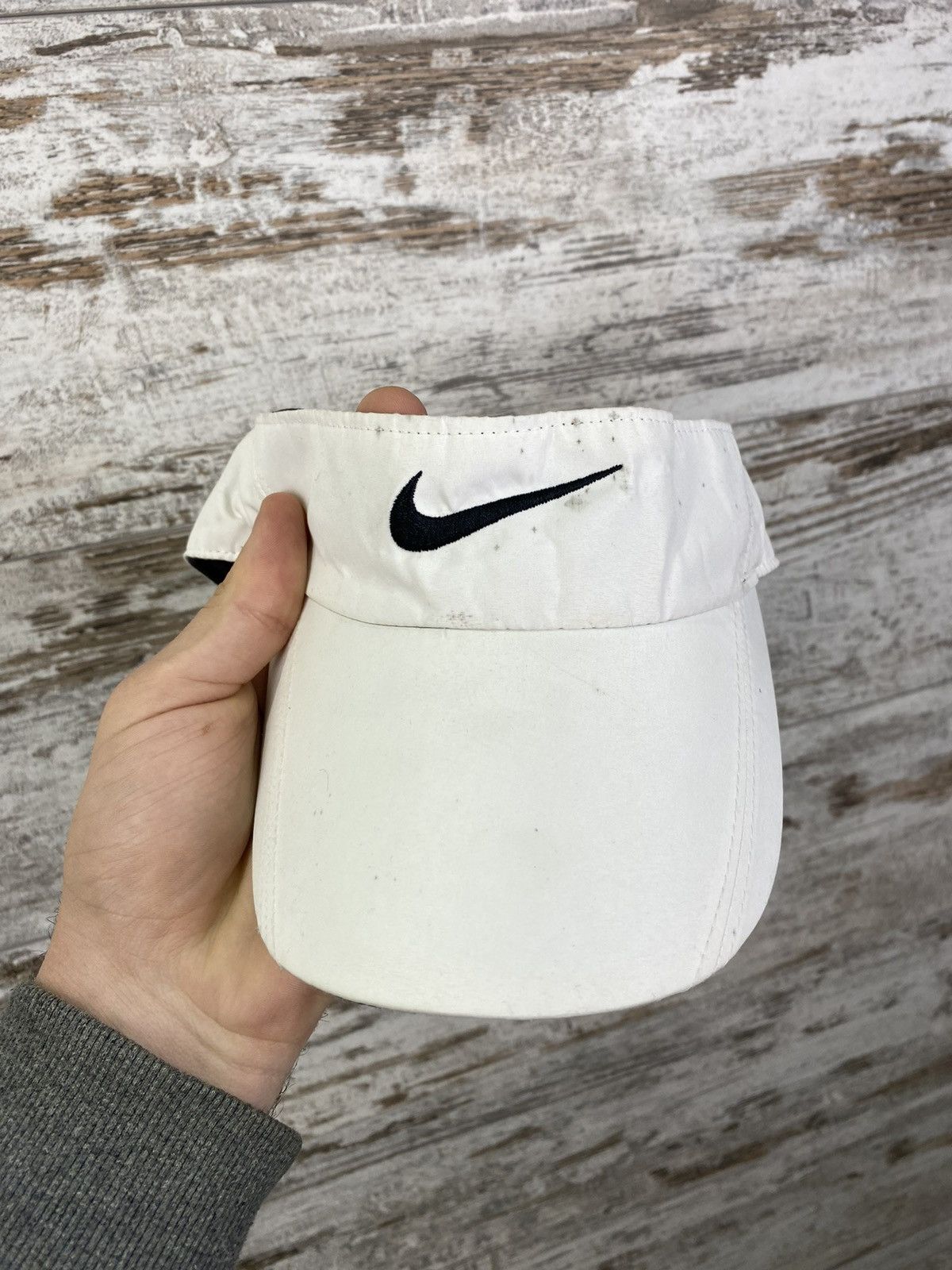 Nike × Vintage Unisex Vintage Nike visor hats cap hat y2k drill rare Size ONE SIZE - 3 Thumbnail