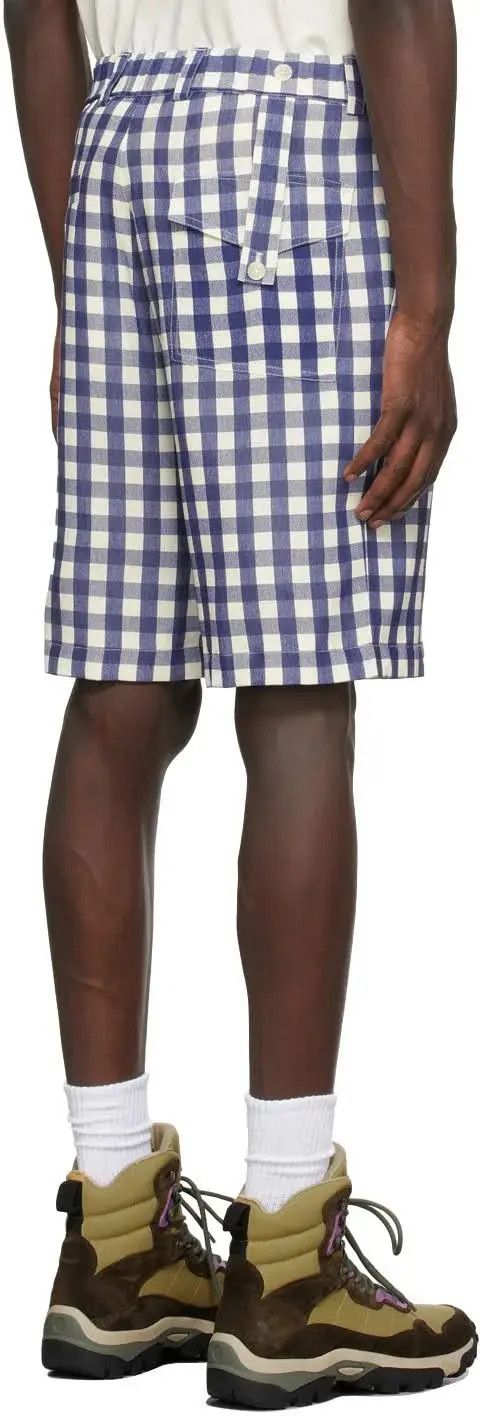 Jacquemus o1mle1124 Gelati Shorts in Blue/White Size US 30 / EU 46 - 4 Thumbnail