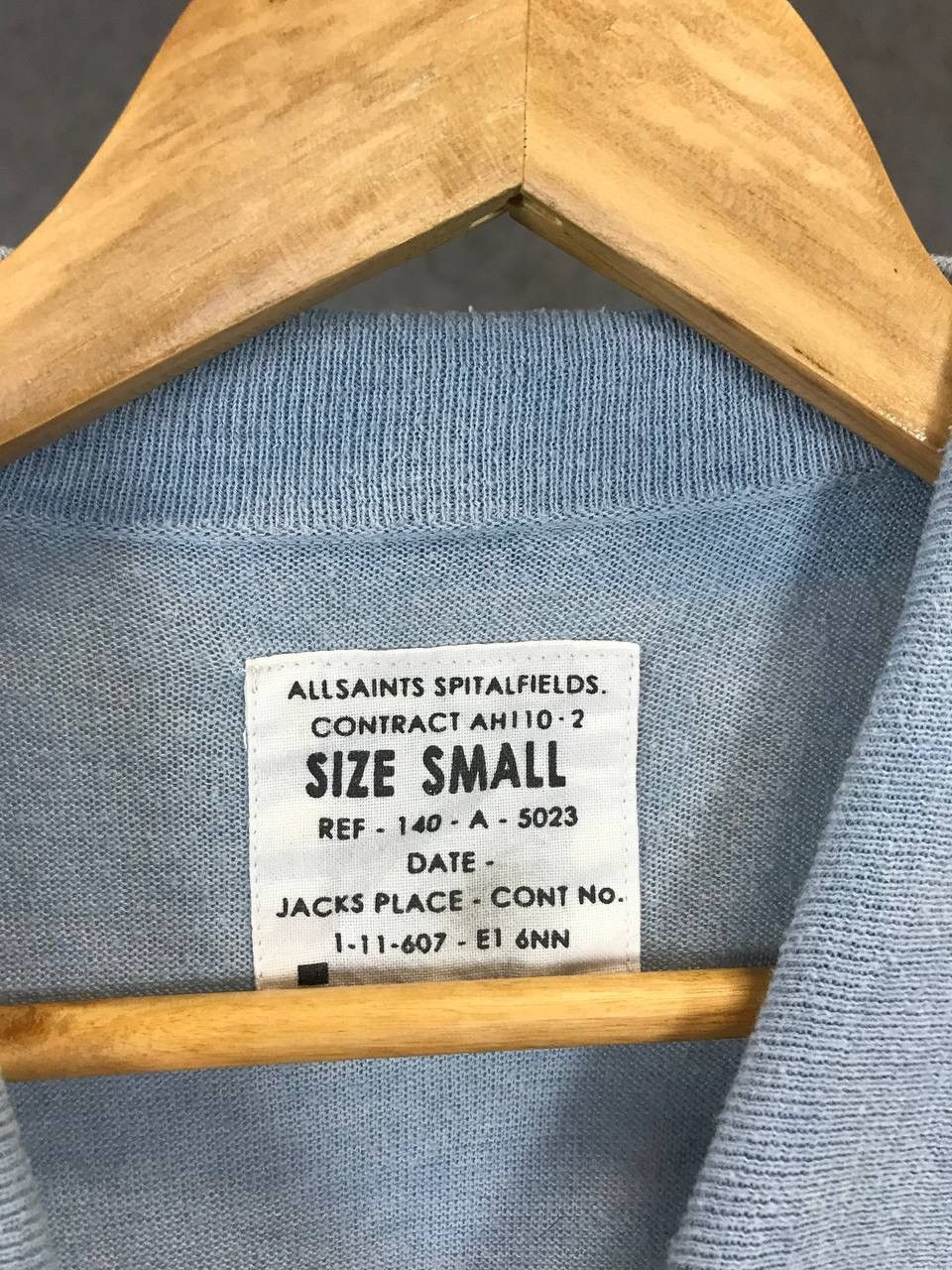 Allsaints Allsaints vintage designer logo polo tee Size US S / EU 44-46 / 1 - 4 Thumbnail
