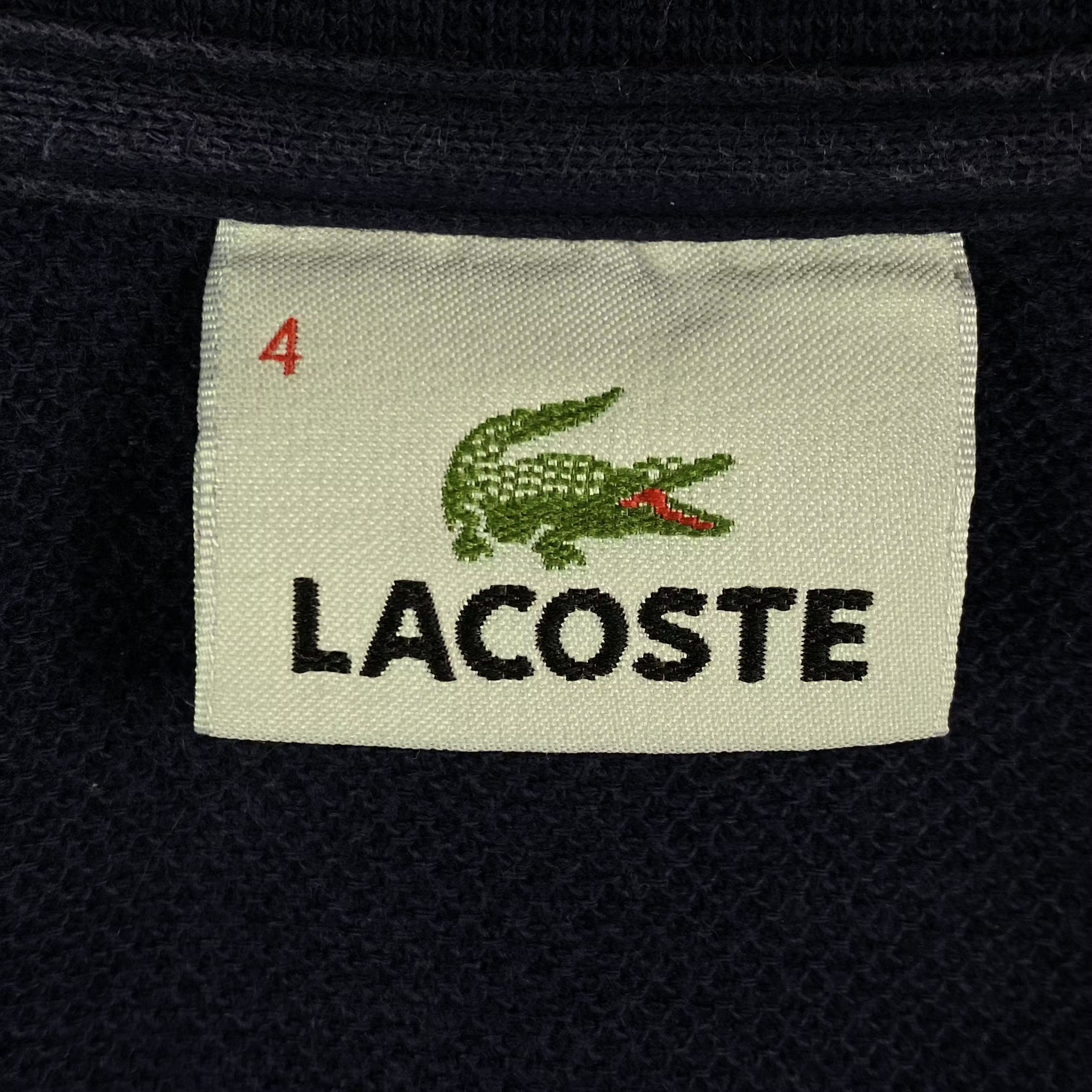 Lacoste × Vintage Mens Zip Jumper Lacoste Vintage Size 4 Size US M / EU 48-50 / 2 - 5 Thumbnail