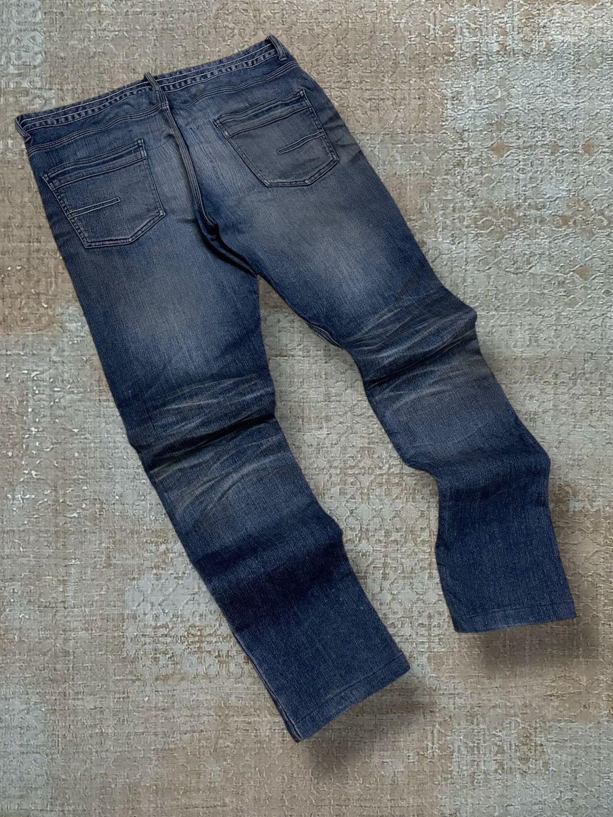 Japanese Brand Vintage 90s Designer Japan High Street Distressed City Denim Size US 33 - 10 Thumbnail