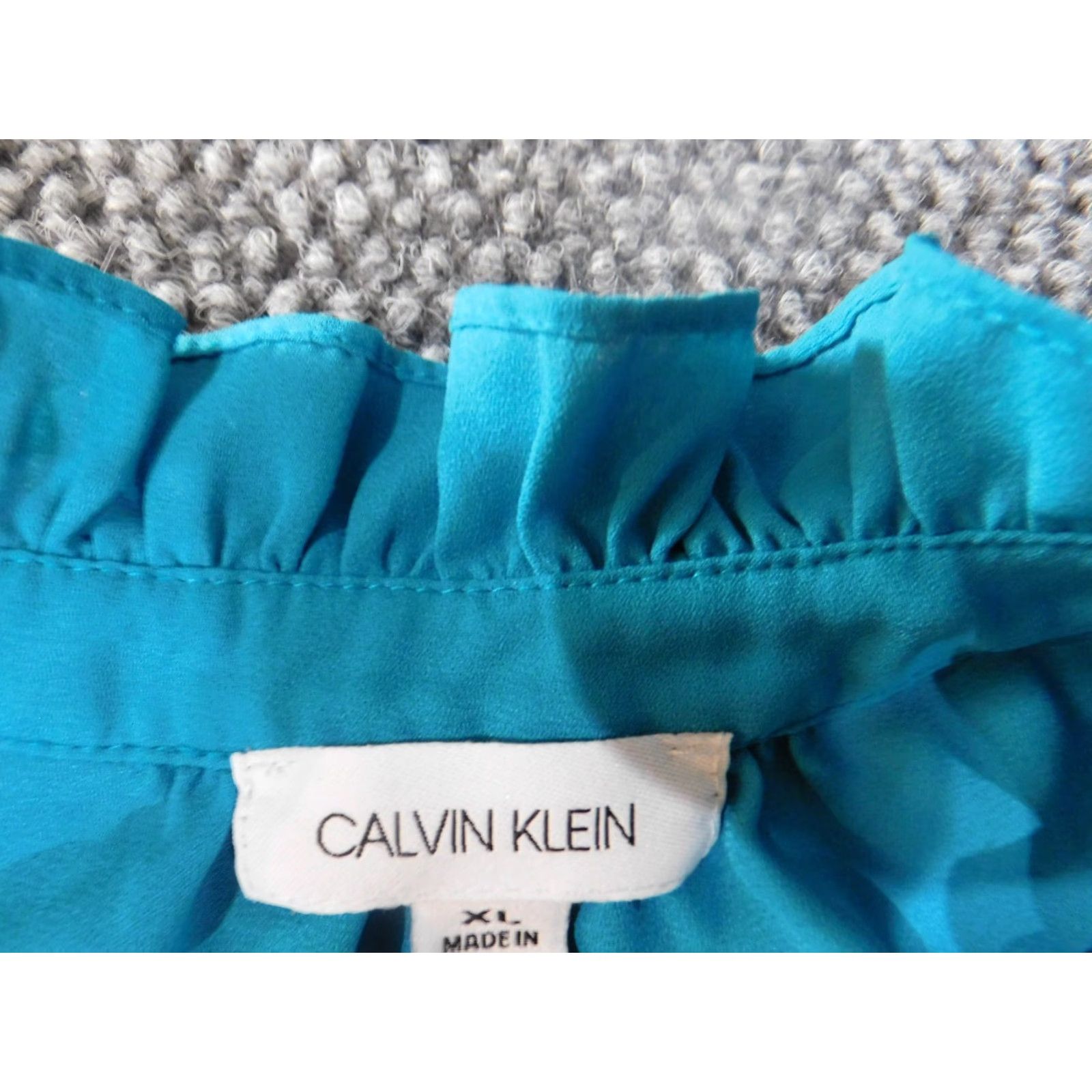 Calvin Klein Calvin Klein top XL sleeveless Womens button up casual tank classic Size XL / US 12-14 / IT 48-50 - 6 Thumbnail