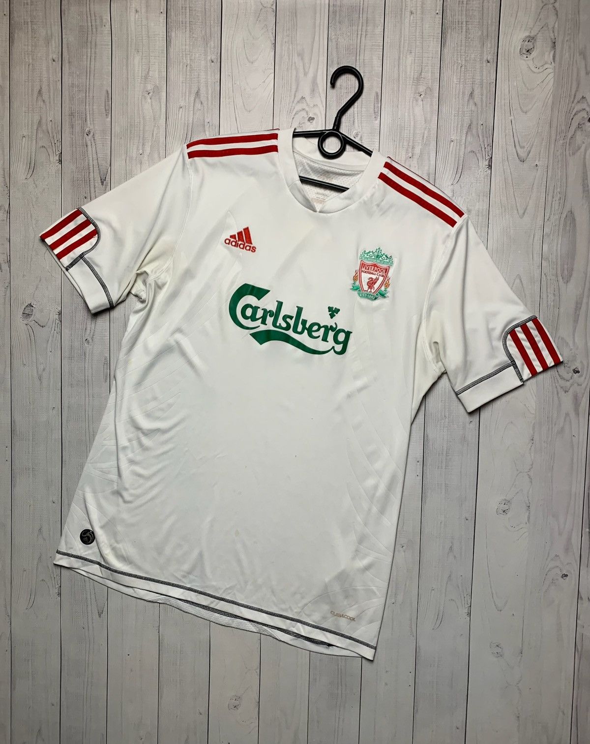 Vintage Vintage adidas Liverpool soccer jersey size L Size US L / EU 52-54 / 3 - 1 Thumbnail