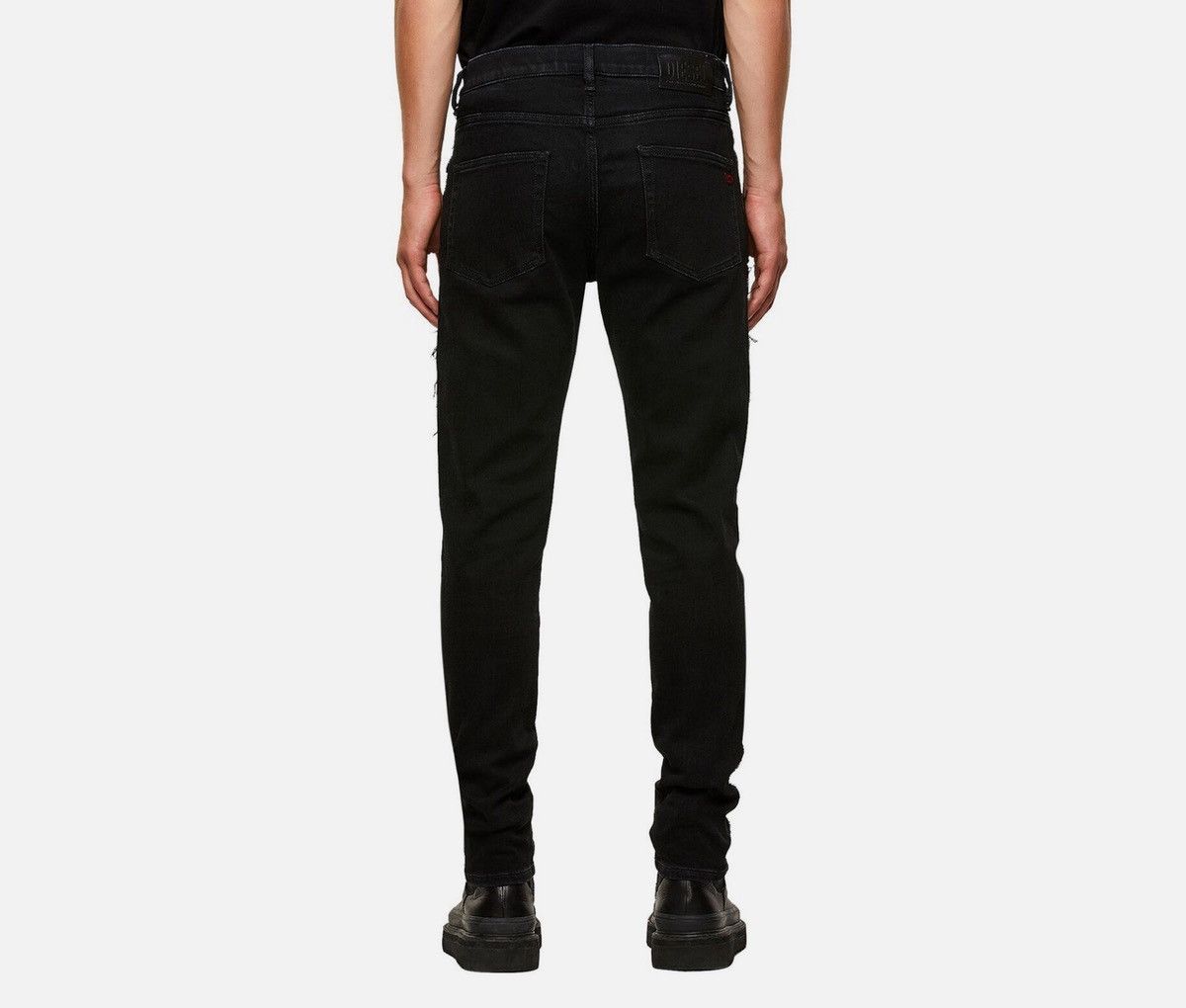 Diesel 🇺🇸 Diesel D-Strukt Slim 009HY Stretch Jeans Punk Opium Style Size US 33 - 6 Thumbnail