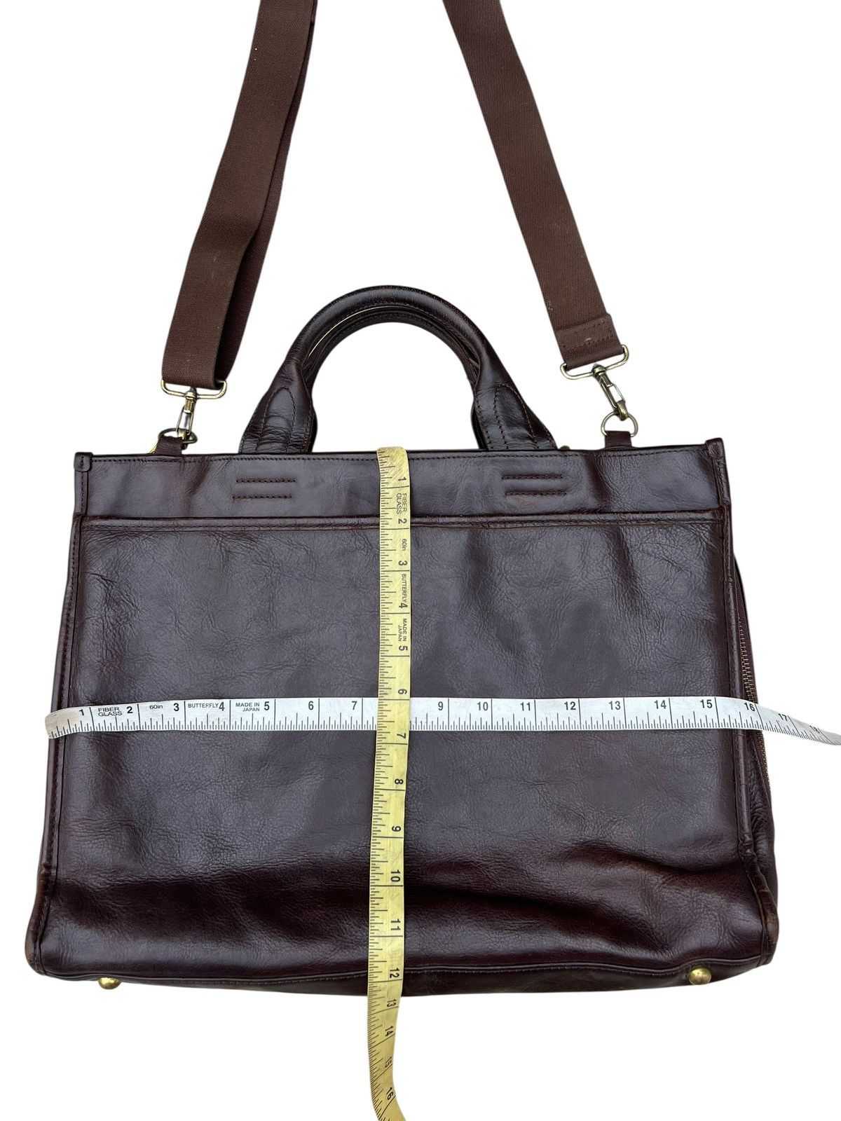 Leather Toyooka Handmade Craftsmanship Japan Patina Leather Bag Size ONE SIZE - 2 Thumbnail