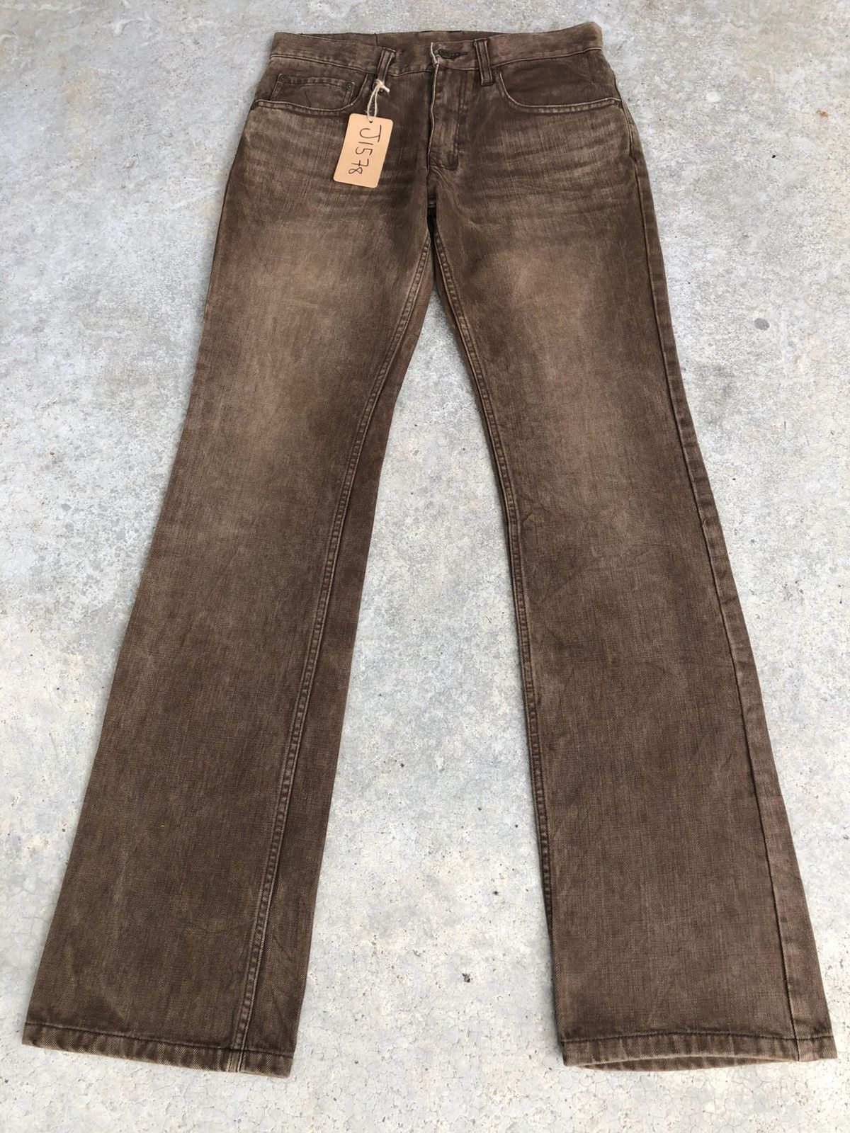 If Six Was Nine Japanese Monsieur Flared Jeans Distreesed Jeans Bootcut Size US 30 / EU 46 - 1 Thumbnail