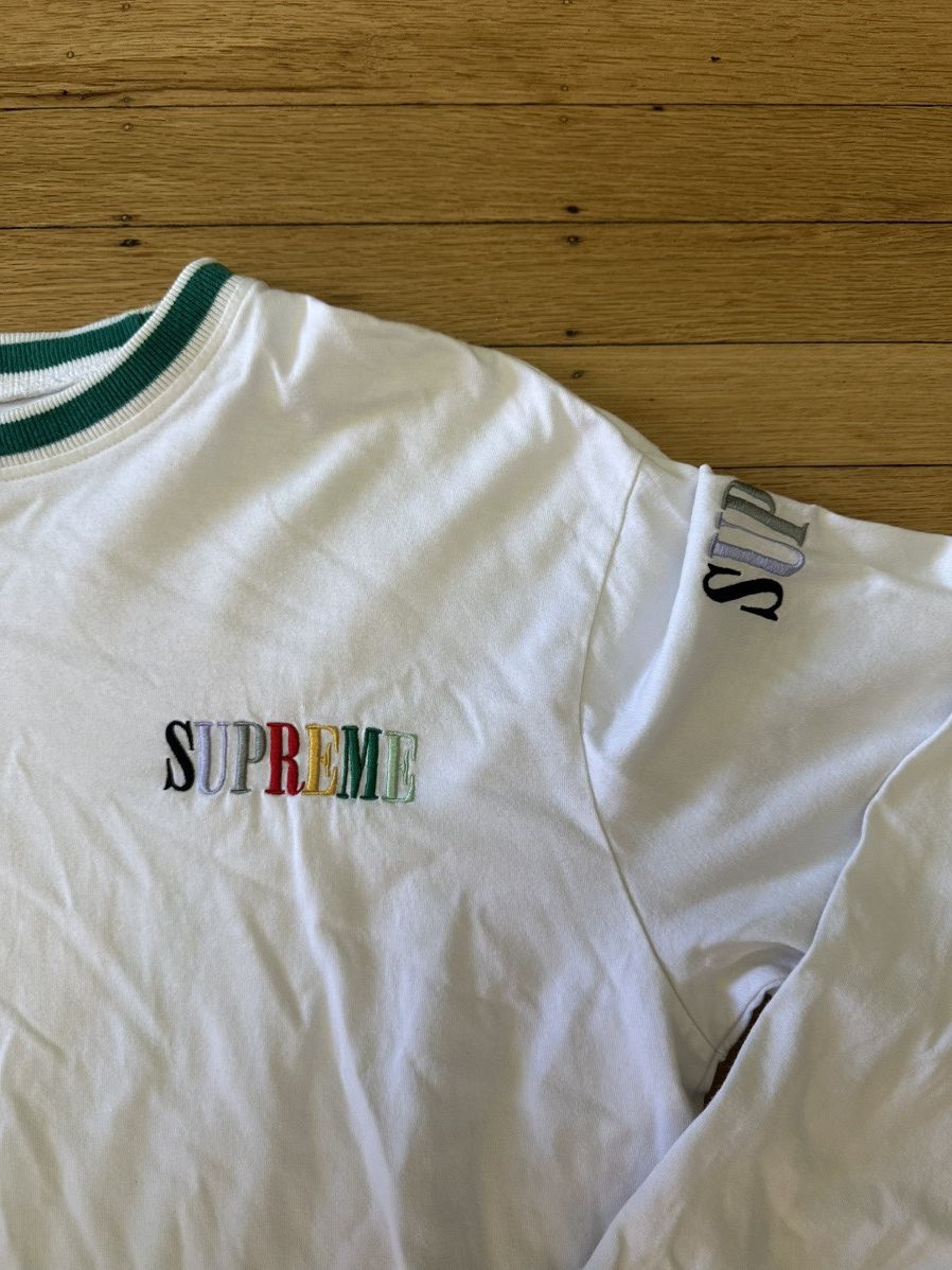 Supreme Supreme New York Multi Color Embroidered Logo L/S Top FW20 Size US M / EU 48-50 / 2 - 2 Thumbnail