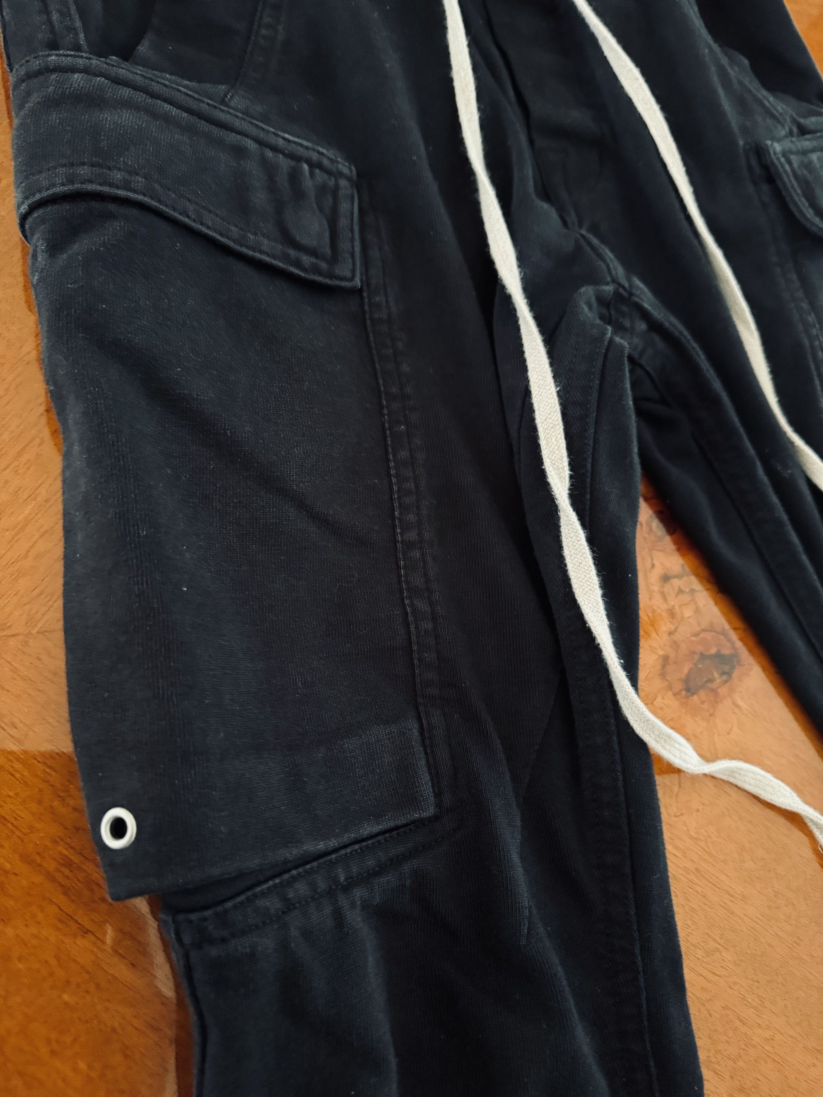 image of Rick Owens Black Joggers S/s 19 Babel, Men's (Size 30)