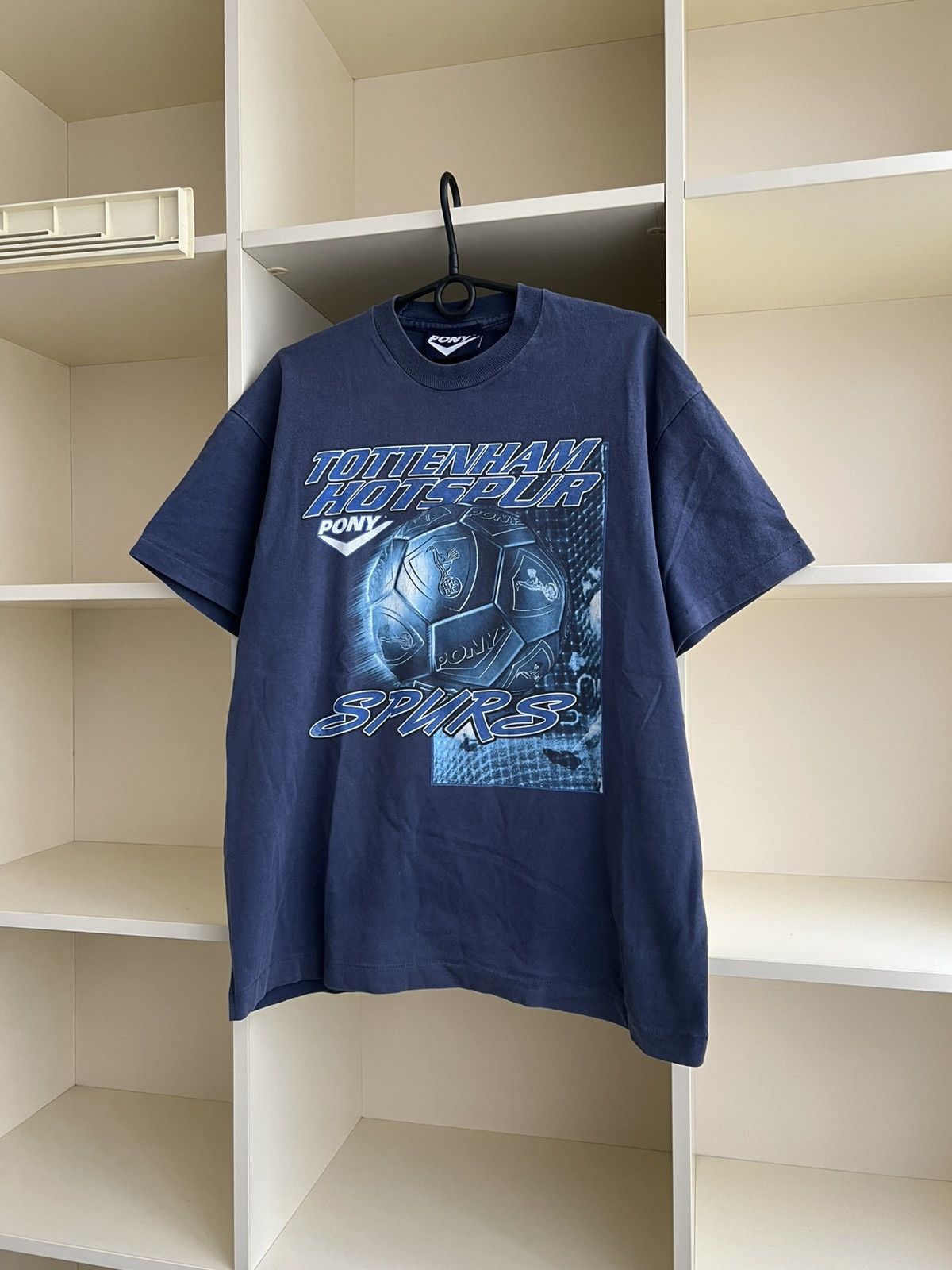 PONY Vintage 90s Pony Tottenham Hotspur T-Shirt Size US L / EU 52-54 / 3 - 2 Thumbnail
