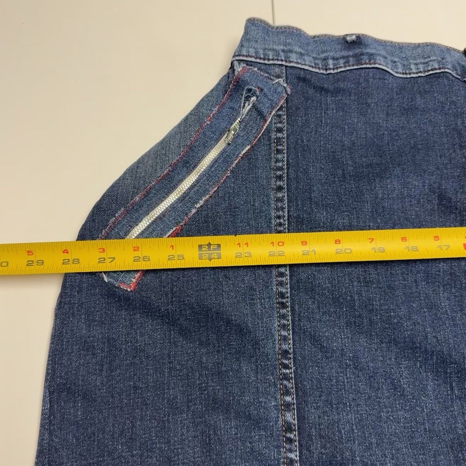 Vintage Vintage Handmade Patchwork Jeans Denim Pants Super Baggy Size US 38 / EU 54 - 9 Thumbnail