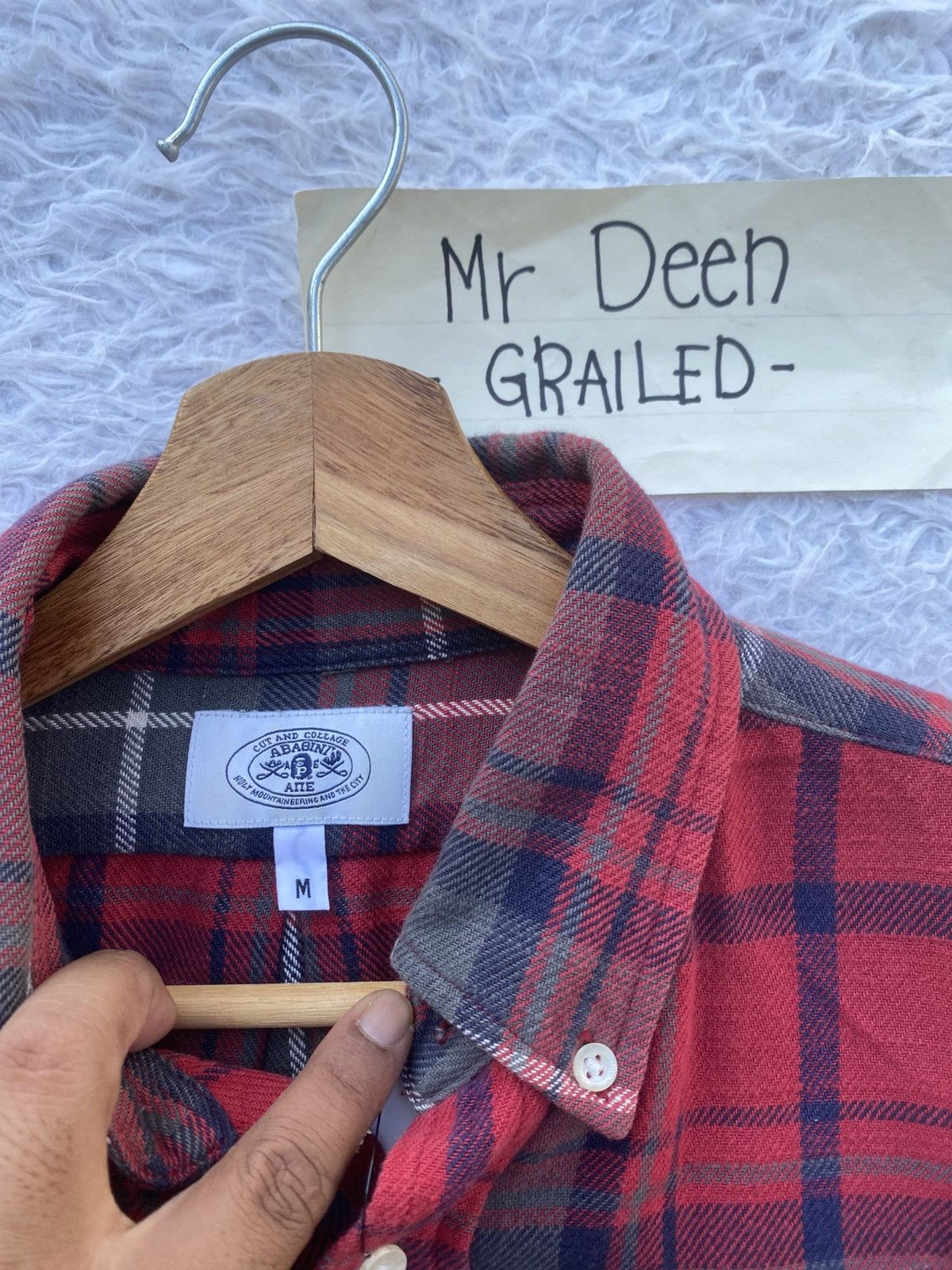 Bape Rare Vintage BAPE Flannel Longsleeve Shirt Size US M / EU 48-50 / 2 - 10 Thumbnail