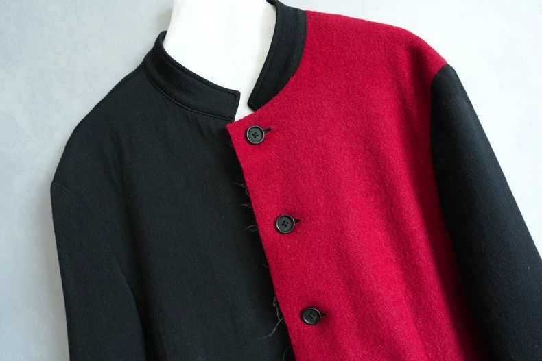 Yohji Yamamoto Yohji Yamamoto 15AW show double gray and red jacket-2505 Size US L / EU 52-54 / 3 - 4 Thumbnail