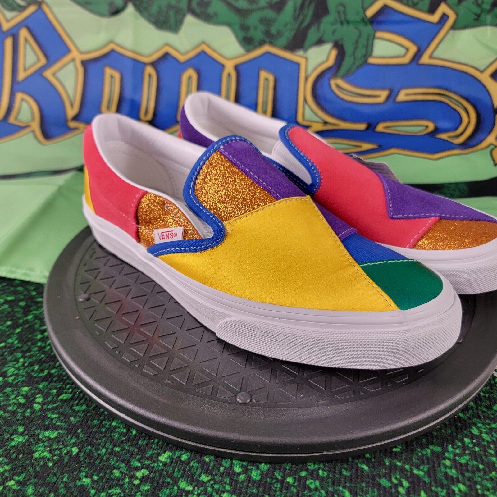 Vans VANS Classic Slip-On Pride (Patchwork) Men Sz 7 Women Sz 8.5 Size US 7 / EU 40 - 3 Thumbnail