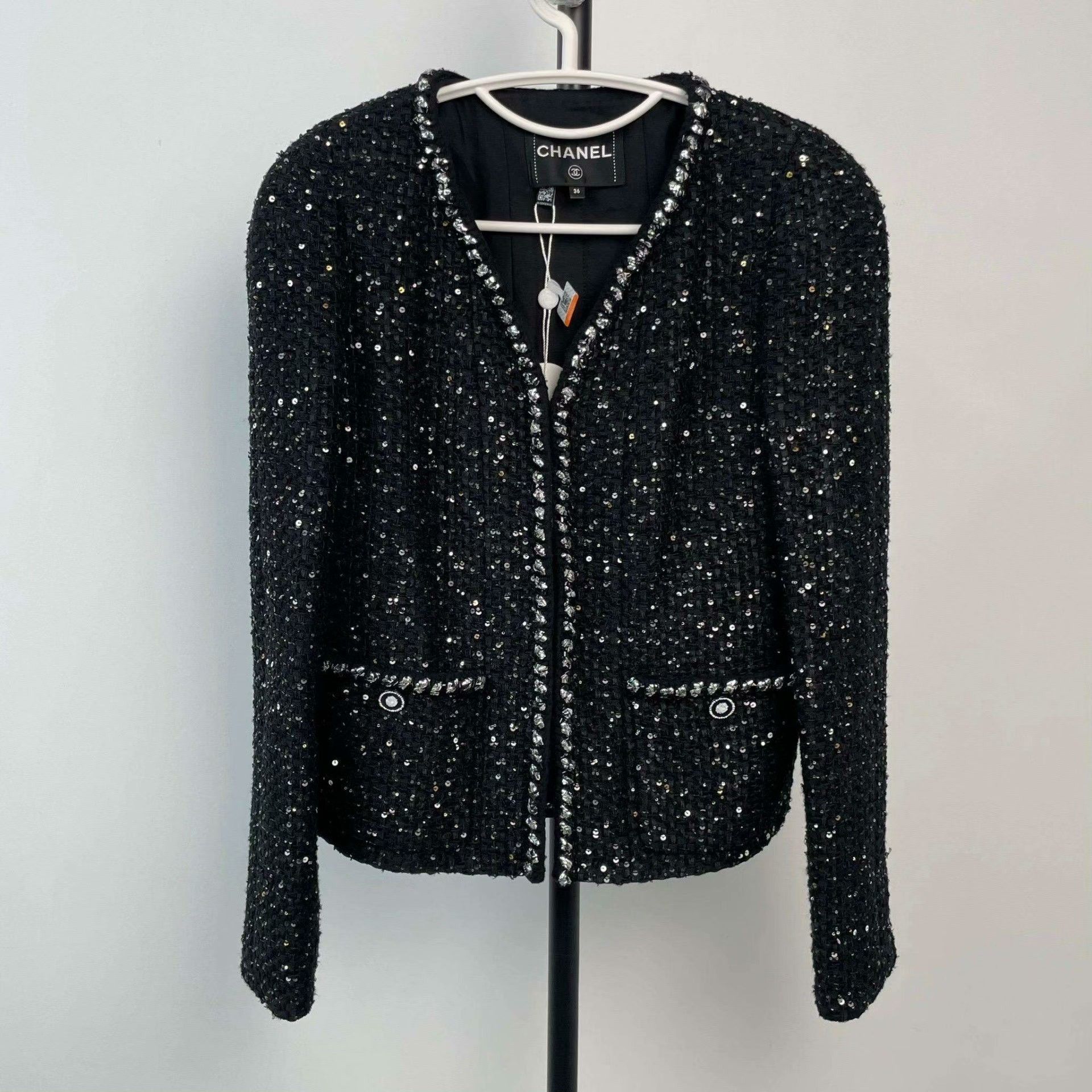 Chanel Chanel Black Light Jacket 36 Men Size US S / EU 44-46 / 1 - 1 Thumbnail