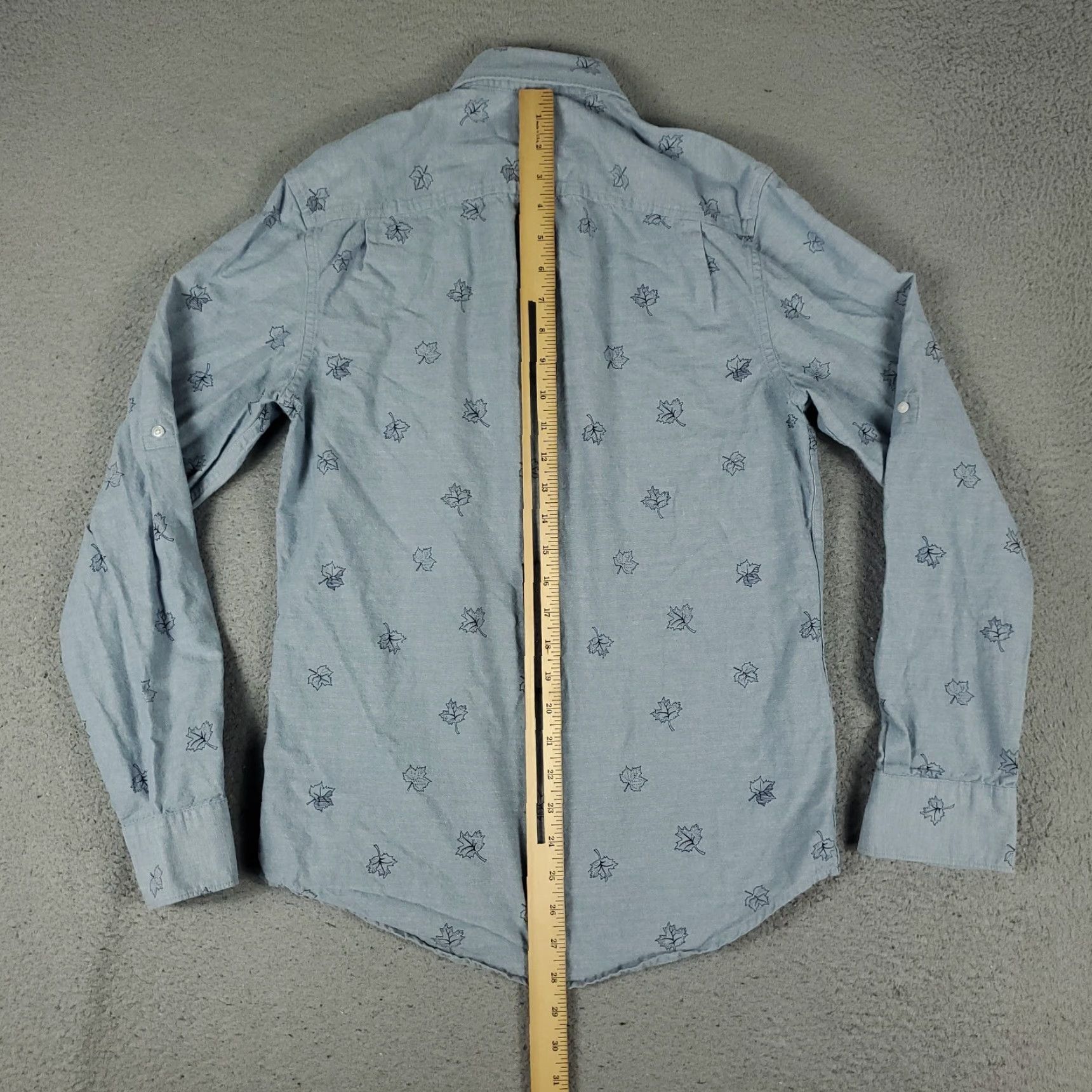 Original Penguin Original Penguin Button-Up Shirt Mens Small Blue Long Sleeve Casual Size US S / EU 44-46 / 1 - 5 Thumbnail