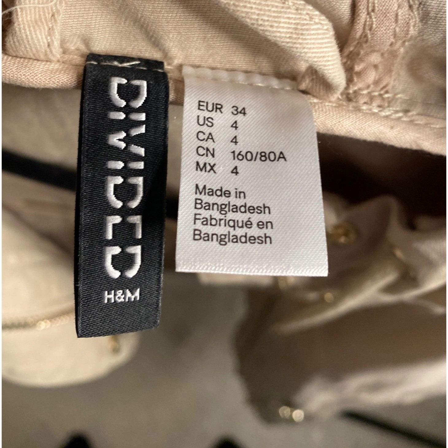 H&M H&M DIVIDED WOMEN'S KHAKI HOODED UTILITY ANORAK JACKET SZ 4 Size S / US 4 / IT 40 - 9 Thumbnail