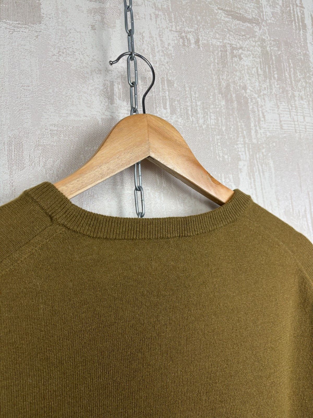 Lacoste Lacoste Wool Sweater Crew Neck Size XL-XXL Olive Green Size US XL / EU 56 / 4 - 13 Thumbnail