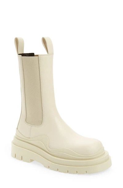 Bottega Veneta o1n1vont1225 Tire Chelsea Boots in Sea Salt Size US 10.5 / IT 40.5 - 1 Thumbnail